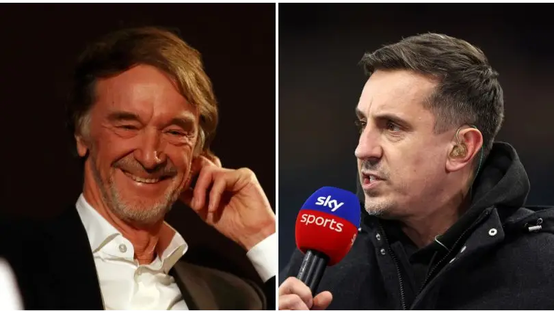 Gary Neville lambasts “disgraceful” Man Utd decision-making amid Sir Jim Ratcliffe announcement