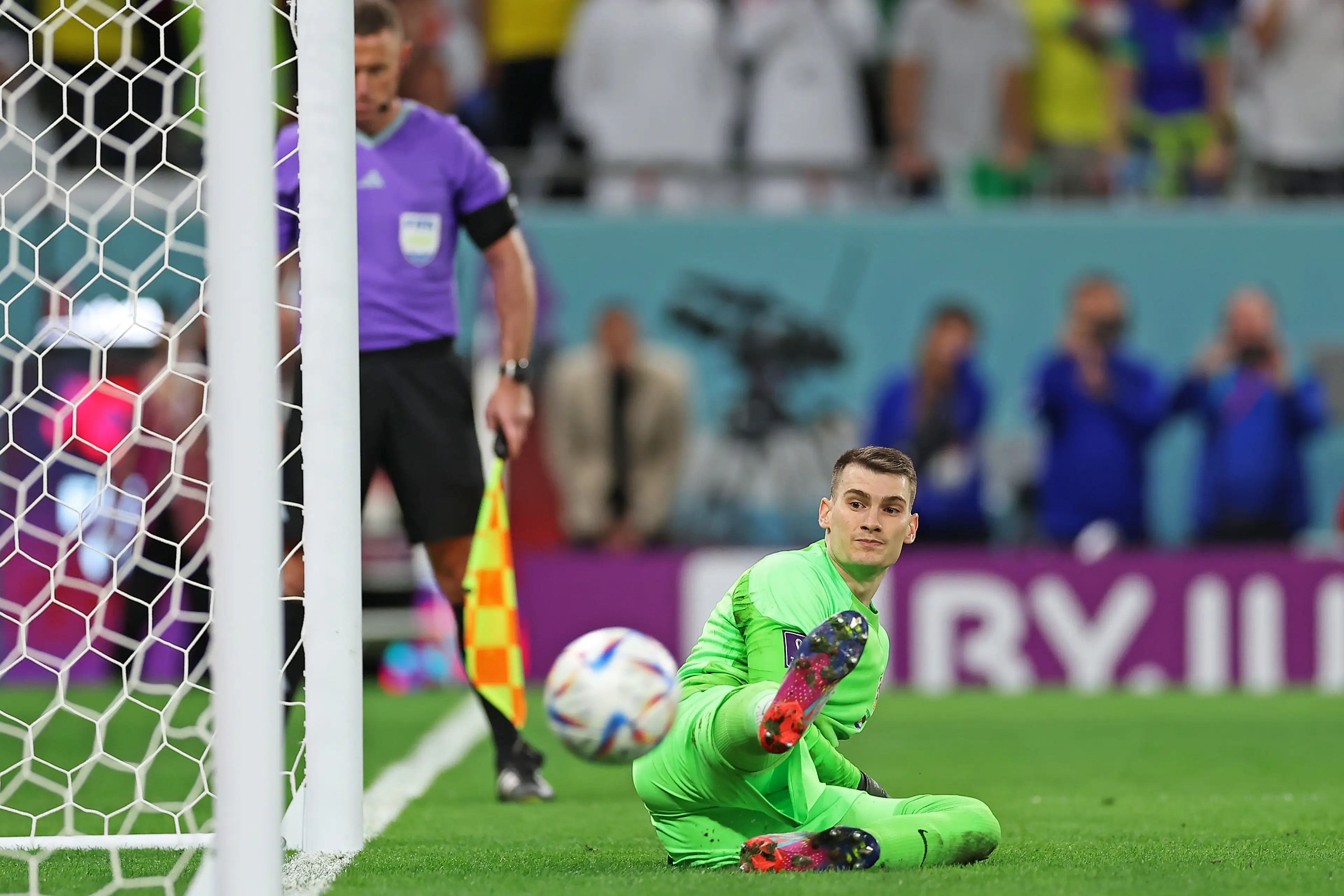 Dominik Livakovic was Croatia's hero at the World Cup. Image credit: Getty