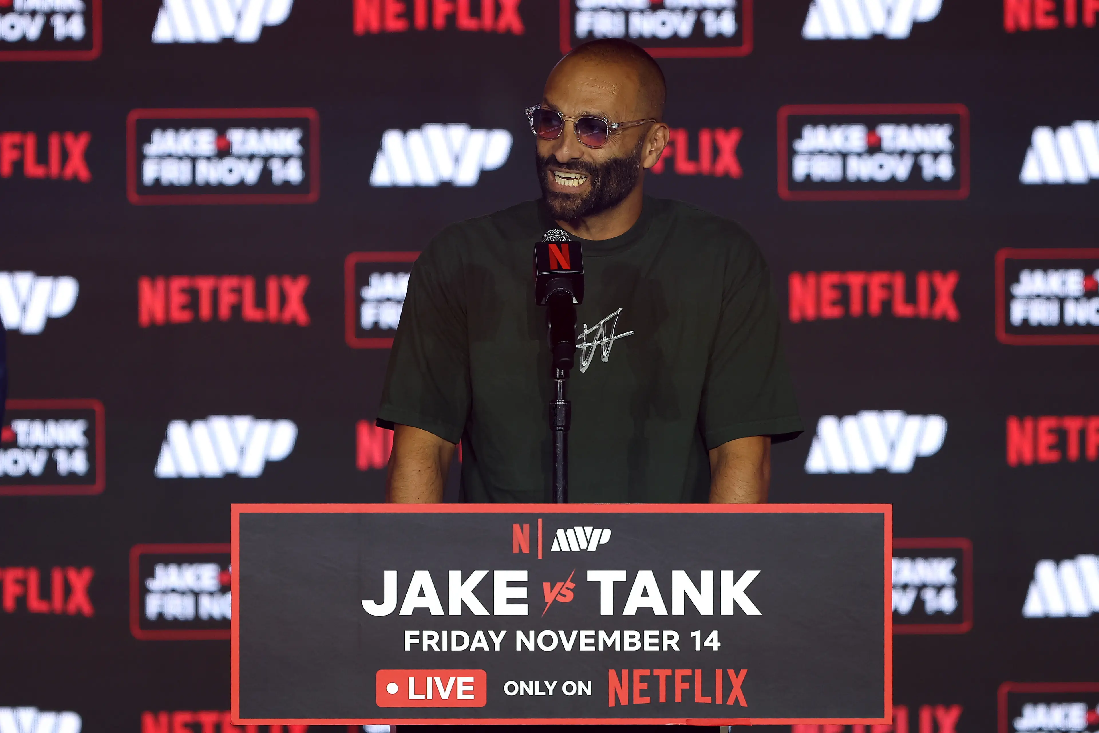 Nakisa Bidarian says their lawyers are legally going after people who claim Jake Paul vs. Anthony Joshua was scripted. Image: Getty