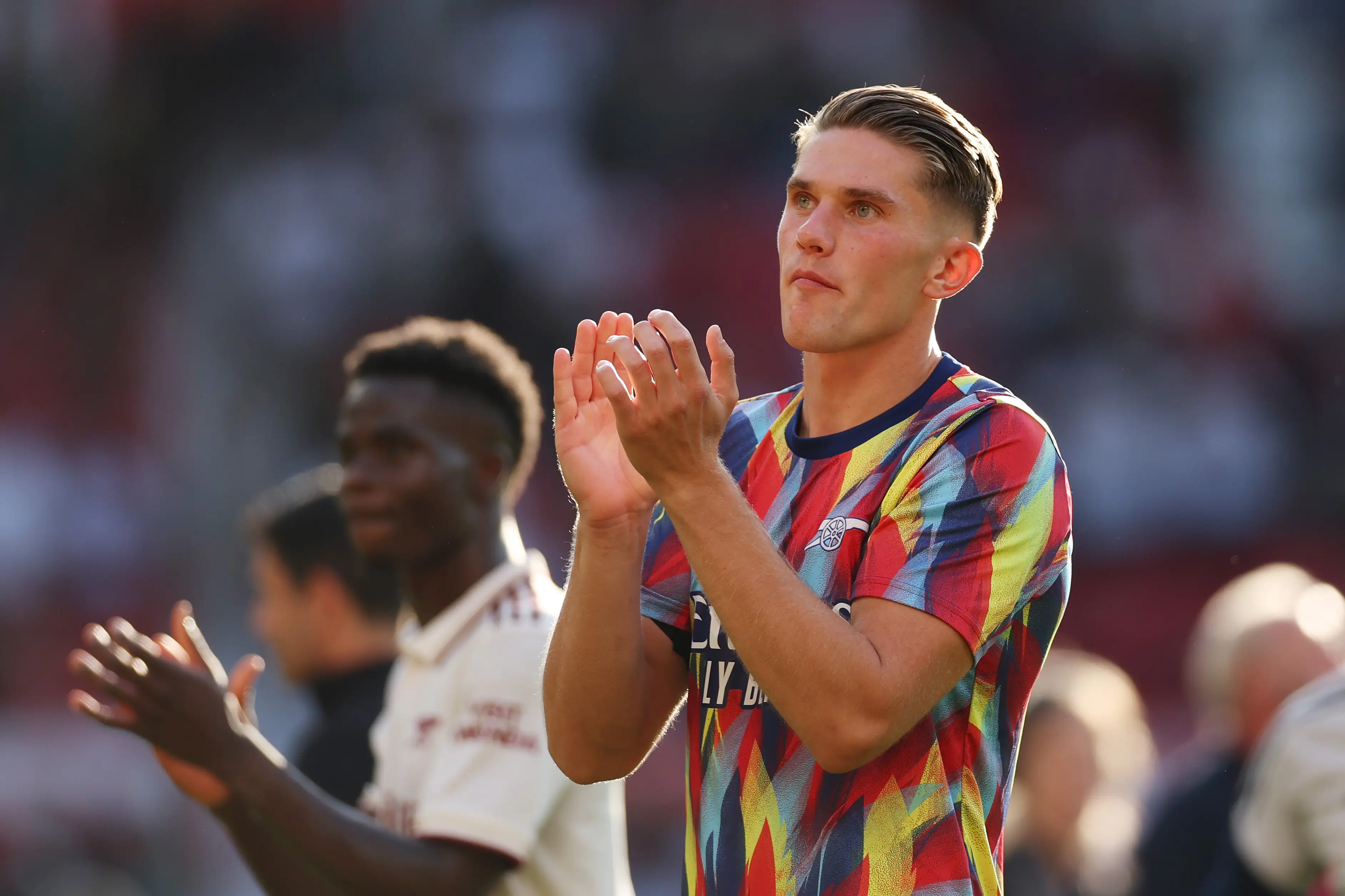 Viktor Gyokeres will hope to get off the mark against Leeds. Image: Getty