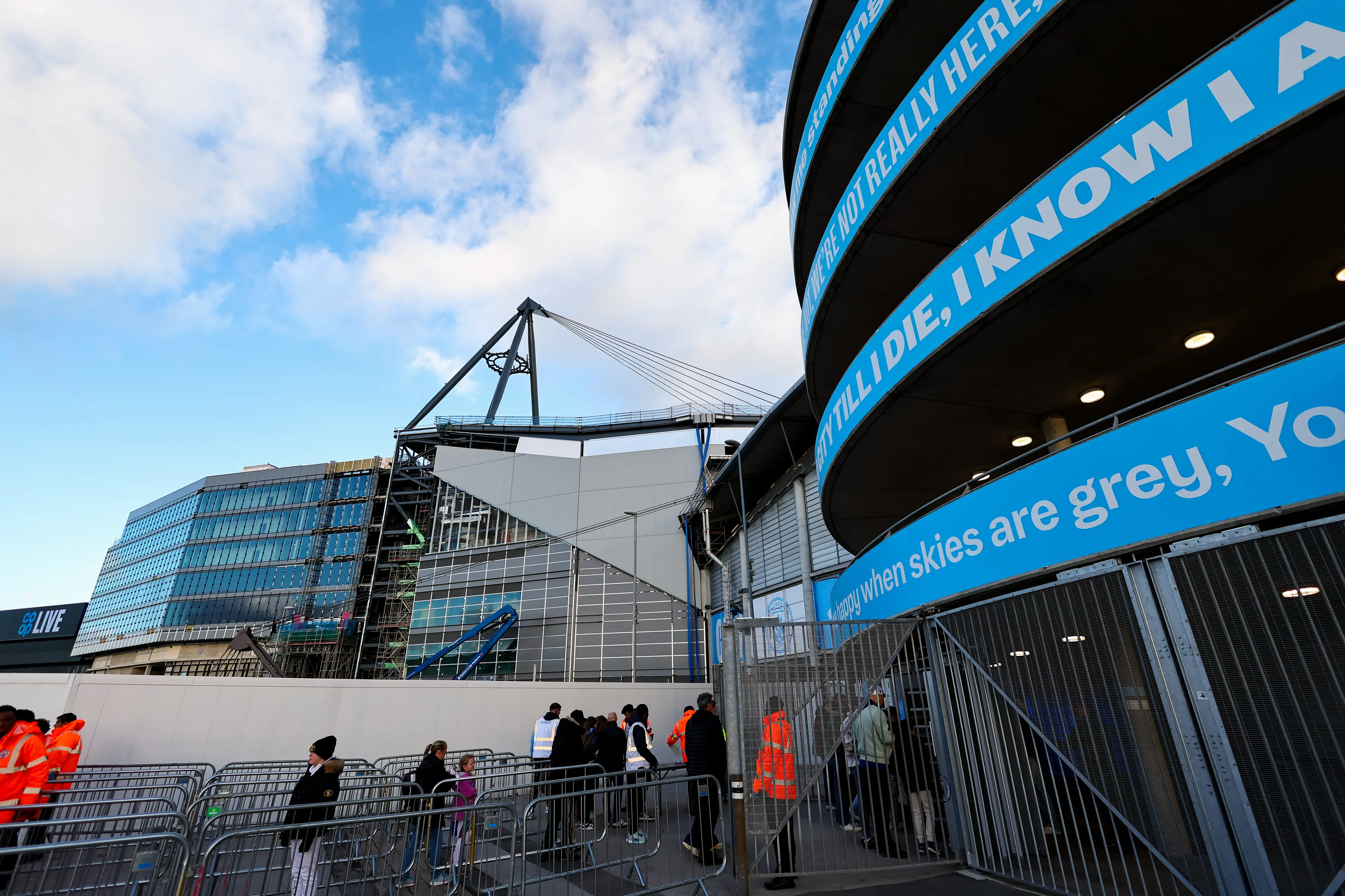 City have a north stand expansion which is set to be completed. Image: Getty