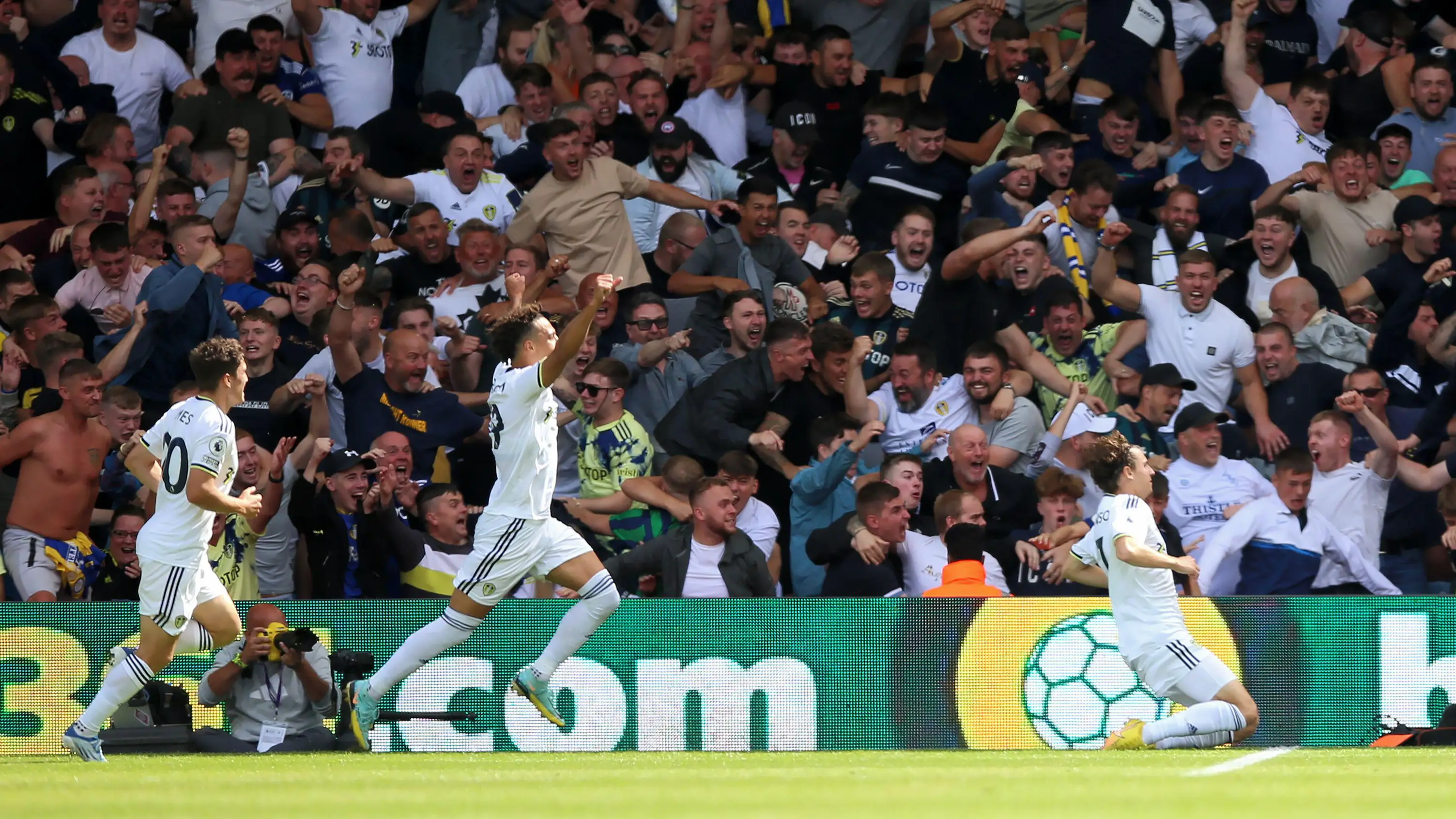 Leeds United 3-0 Chelsea: Aaronson, Rodrigo and Harrison inflict misery and defeat on 10-man Blues