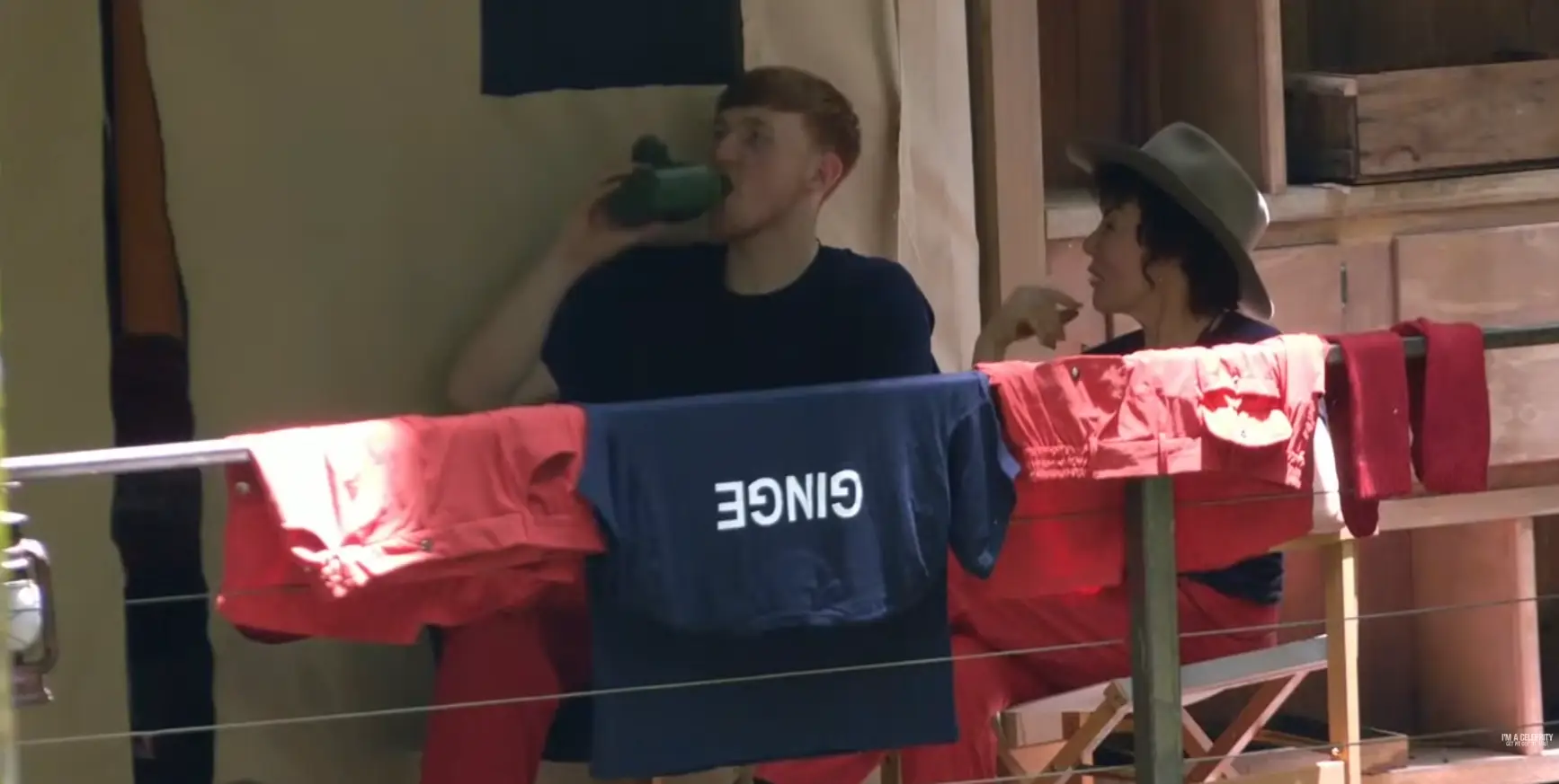 Angry Ginge opened up to Ruby Wax (Image: I'm A Celebrity... Get Me Out Of Here! via YouTube)
