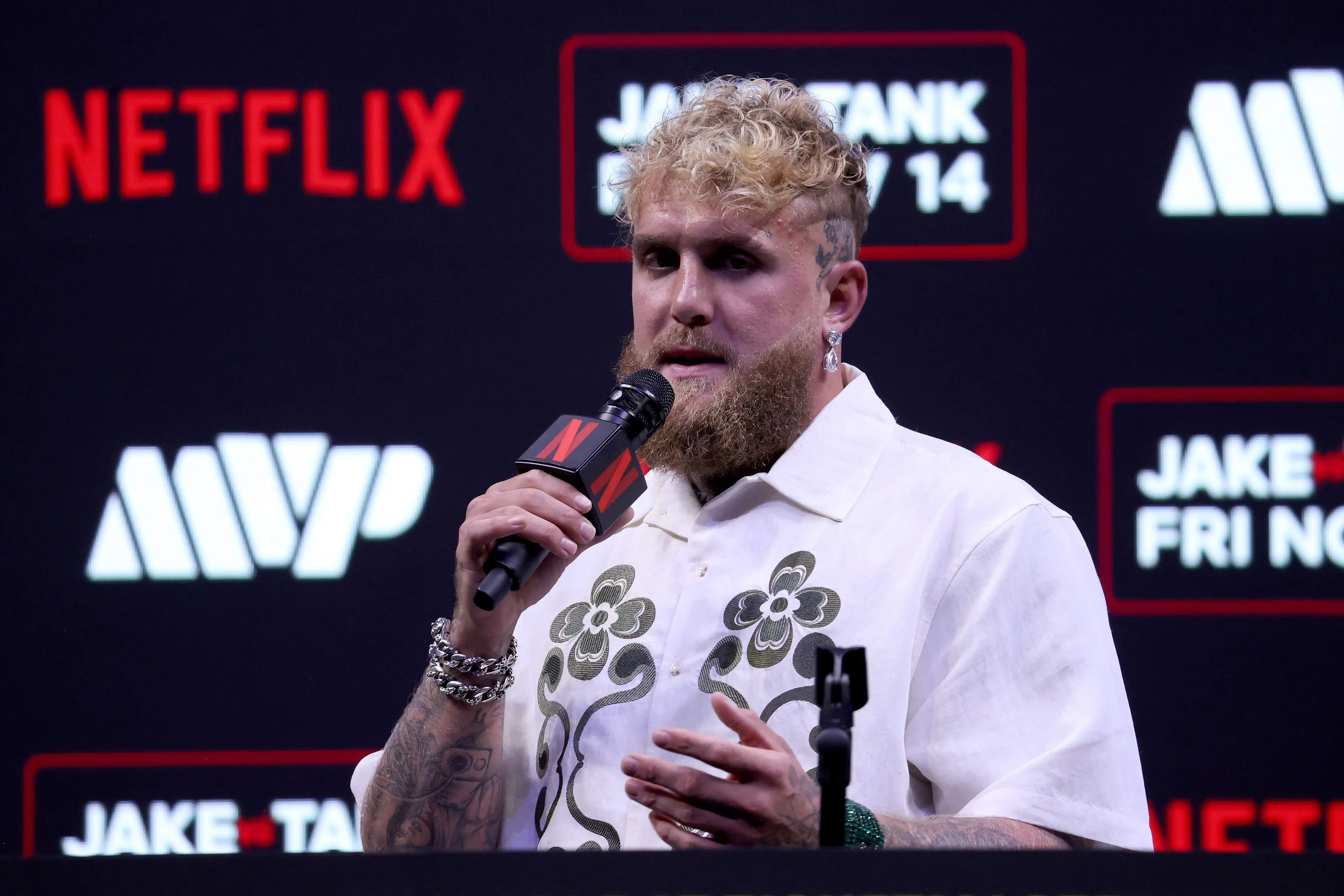 Paul appeared to respond to speculation about facing Joshua. Image: Getty