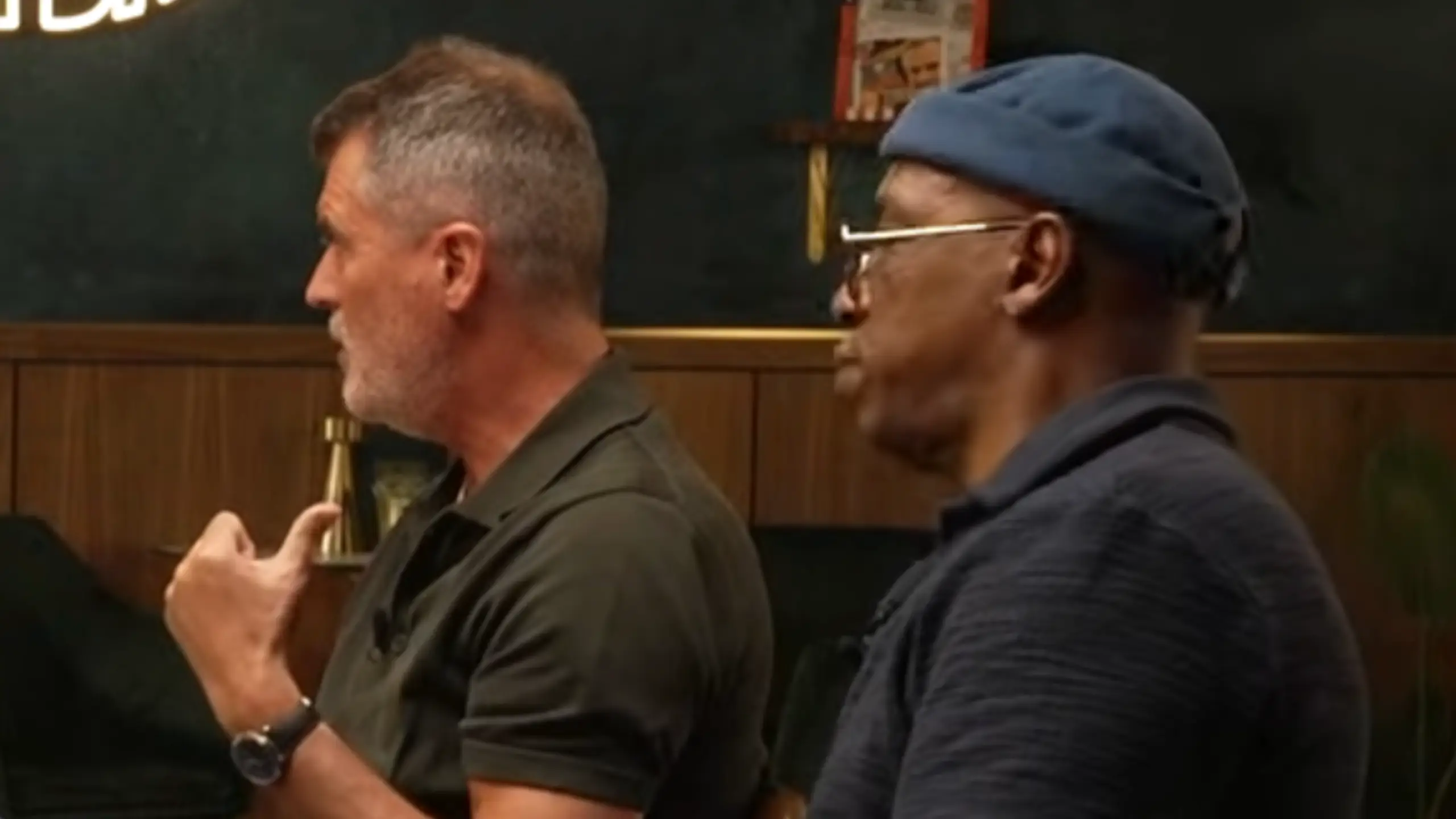 Roy Keane appears to make brutal joke about Ian Wright and Eni Aluko in front of Stick to Football panel