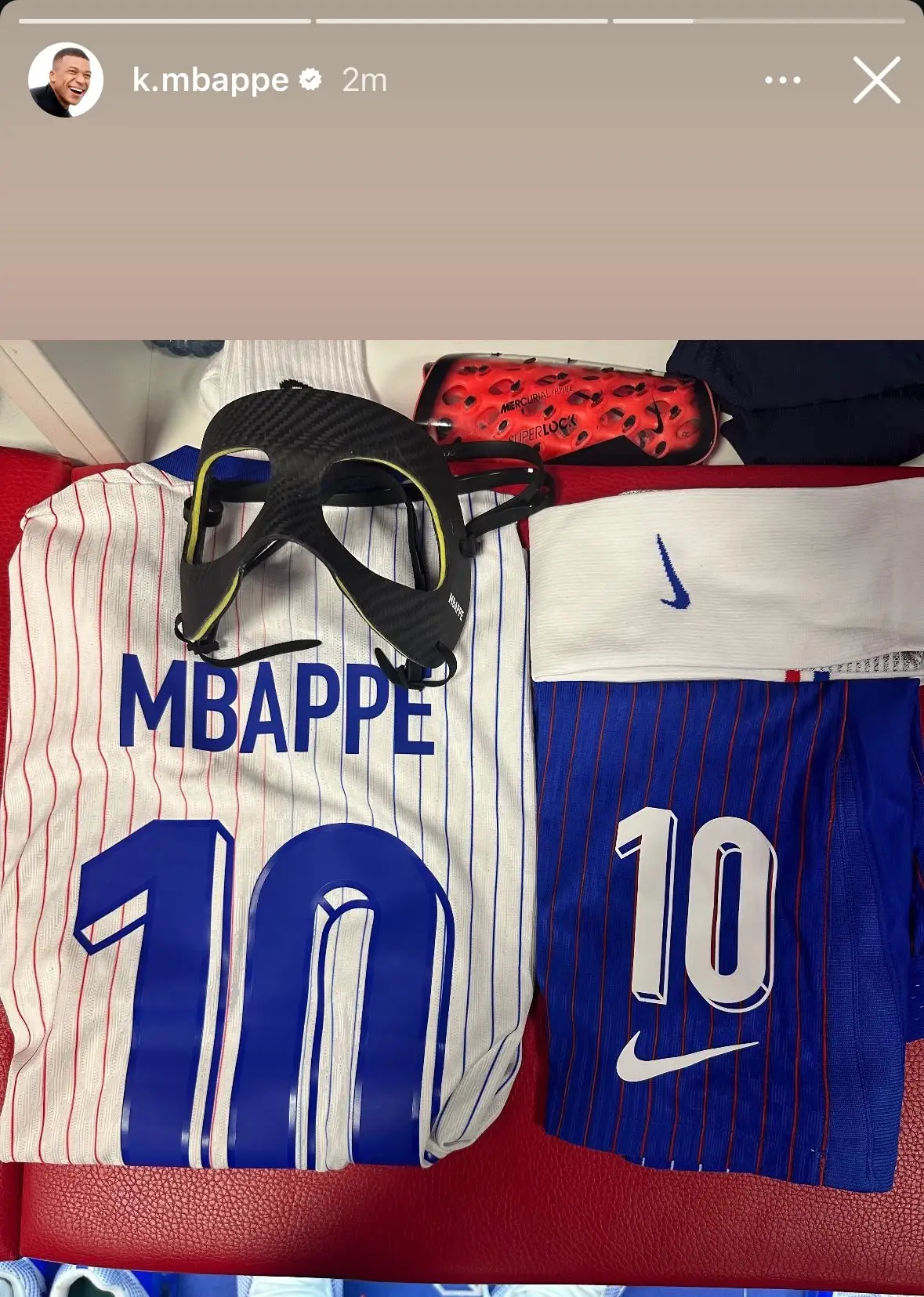 Image credit: Instagram/k.mbappe