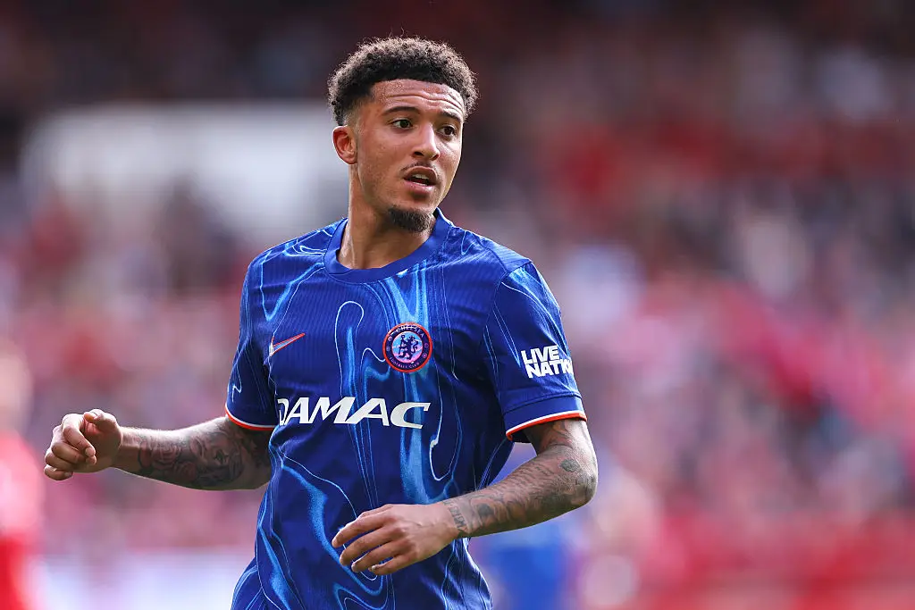 Jadon Sancho spent the 2024/25 campaign on loan at Chelsea (Credit:Getty)