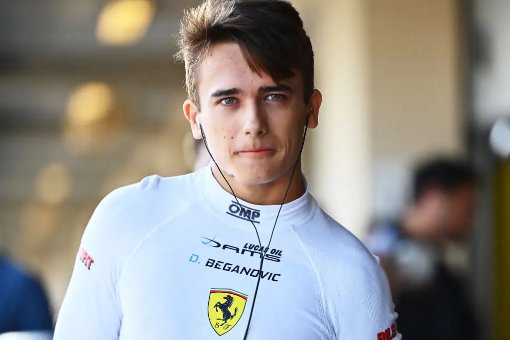 Ferrari reserve driver Dino Beganovic pictured (Image: Getty)