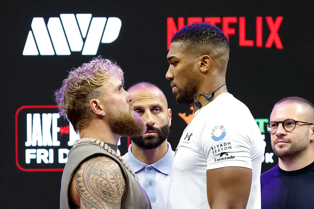 Jake Paul v Anthony Joshua will fight on December 19. (Image: Eva Marie Uzcategui/Getty Images for Netflix)