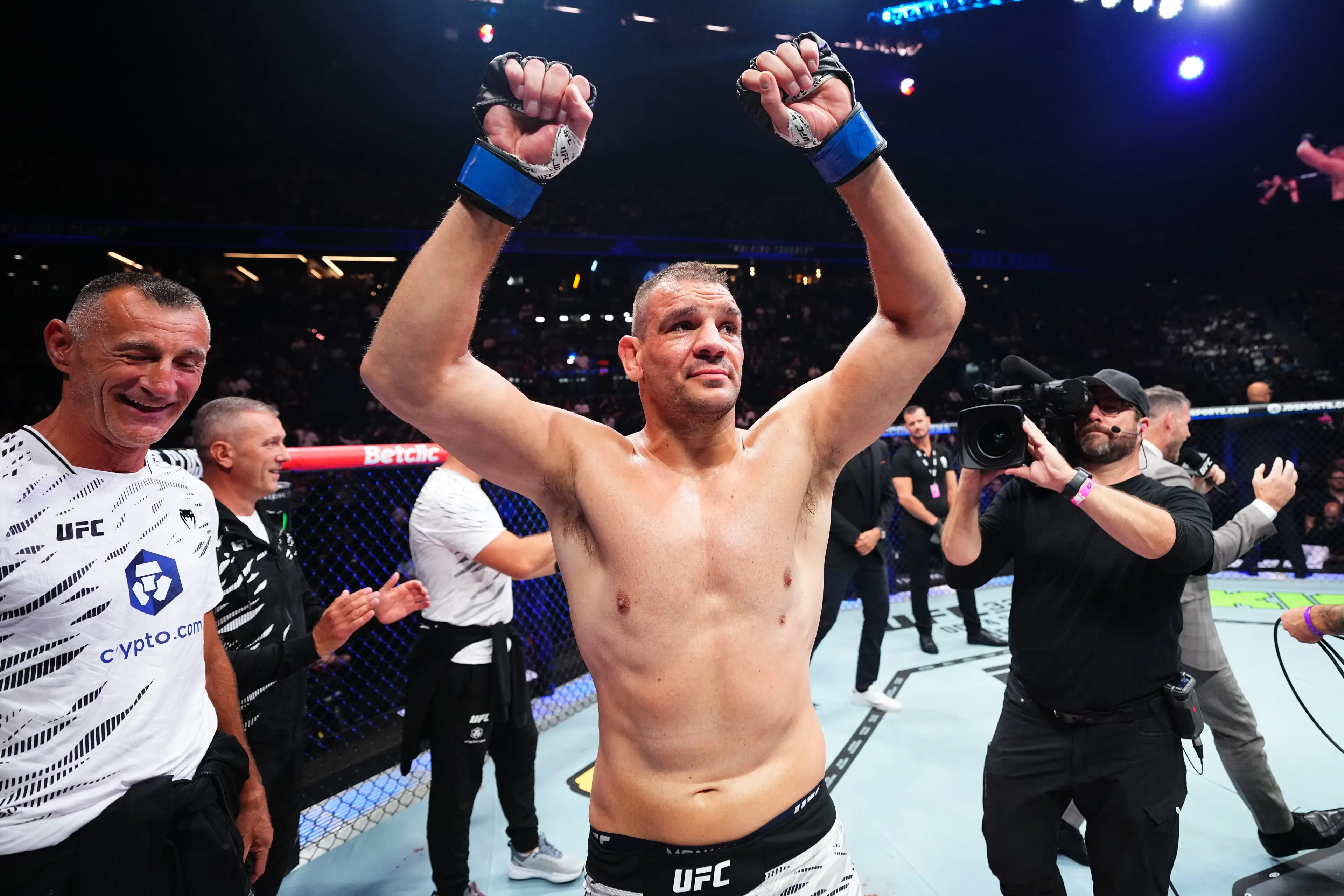 Ante Delija defeated Marcin Tybura (Image: Getty)