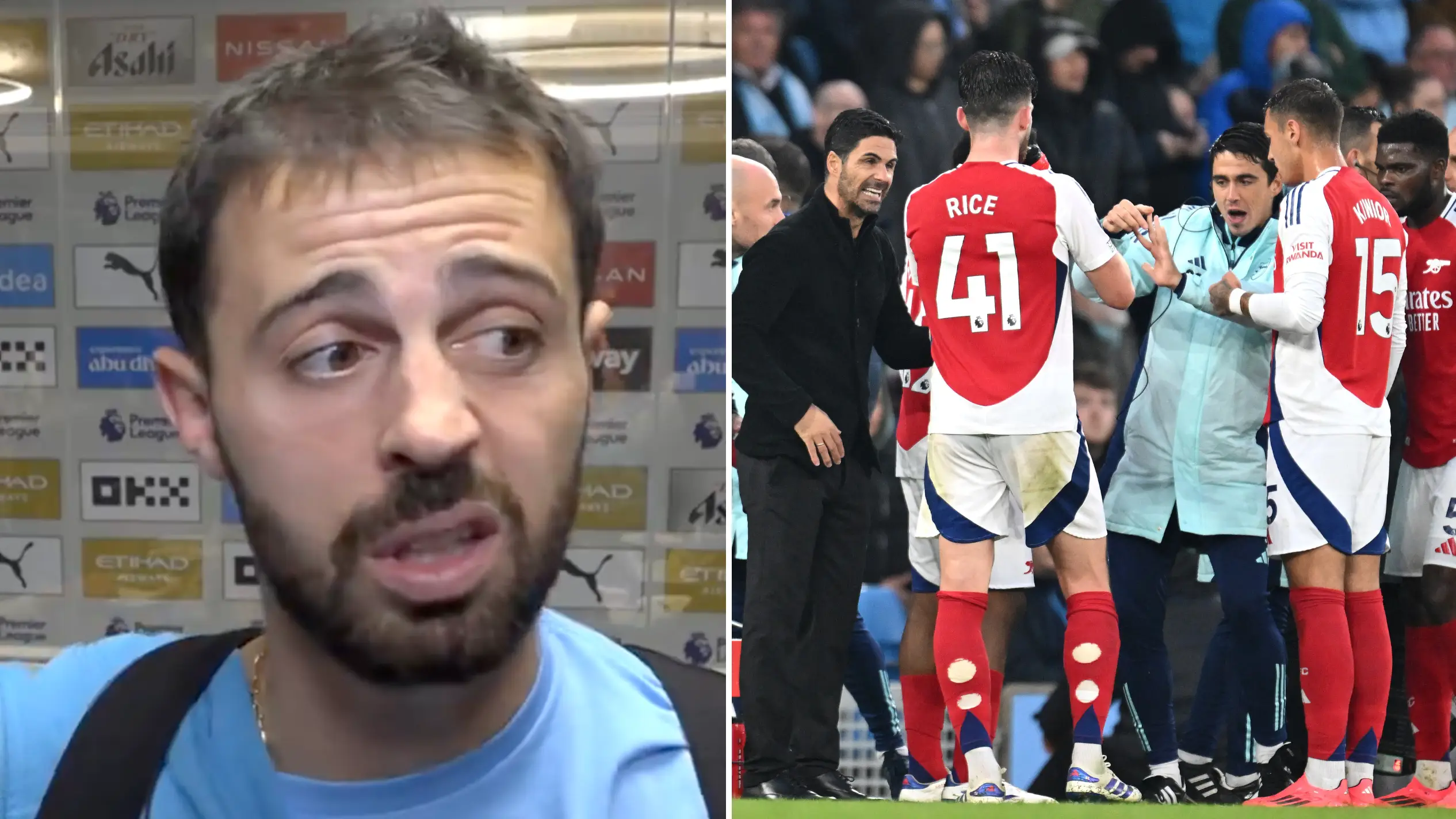 Bernardo Silva brutally rips into Arsenal as he explains the difference between them and Liverpool