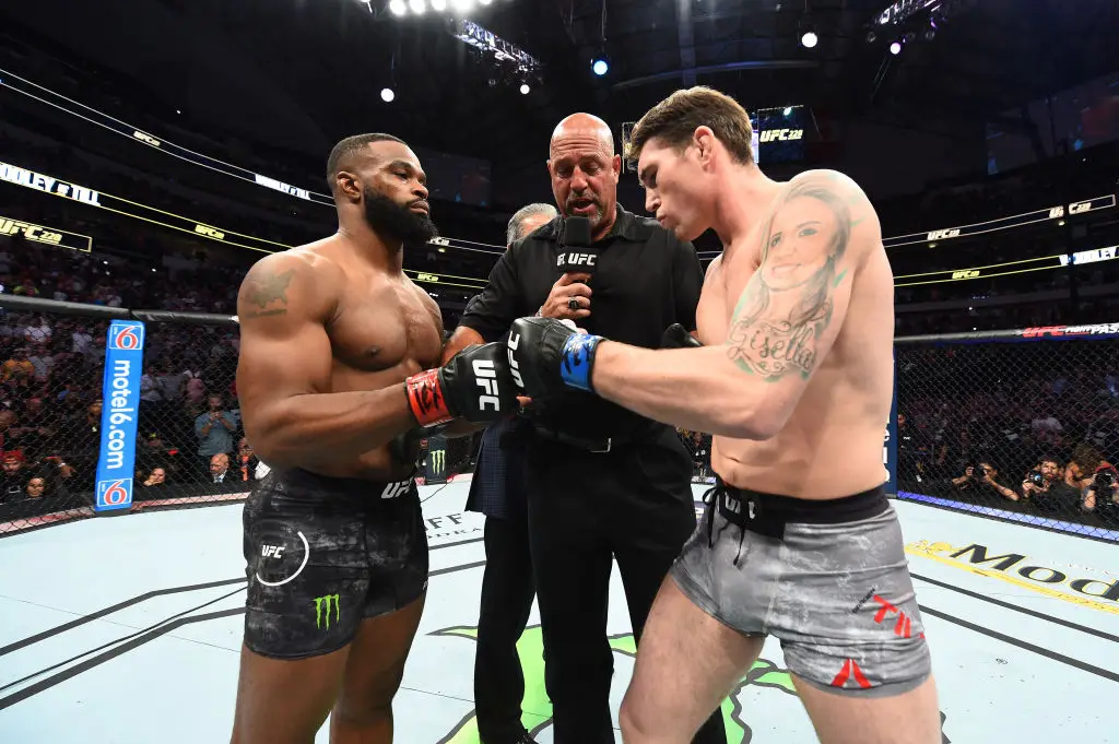Darren Till fought Tyron Woodley in 2018 (Credit:Getty)