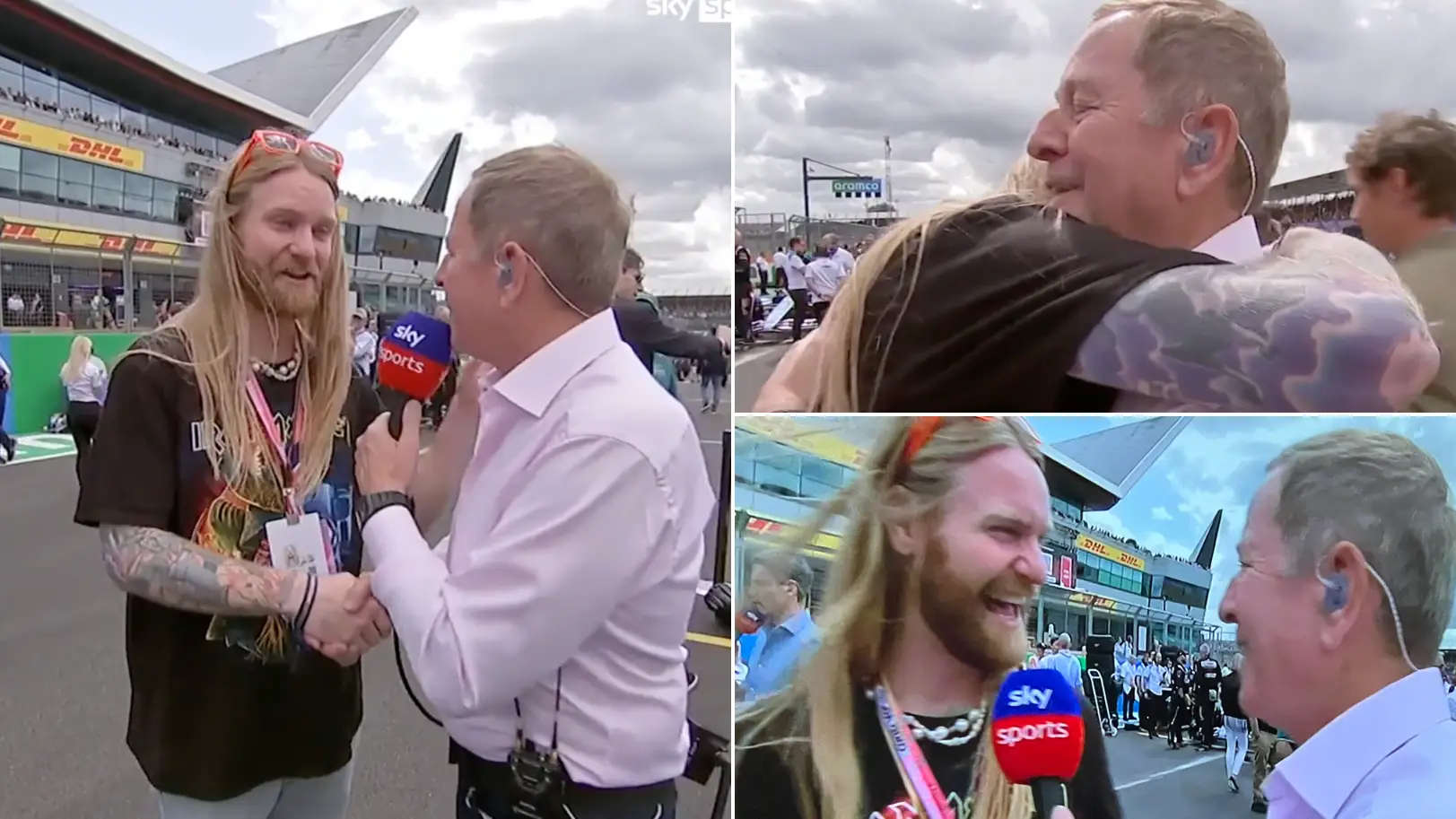 Sam Ryder praised for 'putting Cara Delevingne to shame' with classy Martin Brundle F1 Grid interview