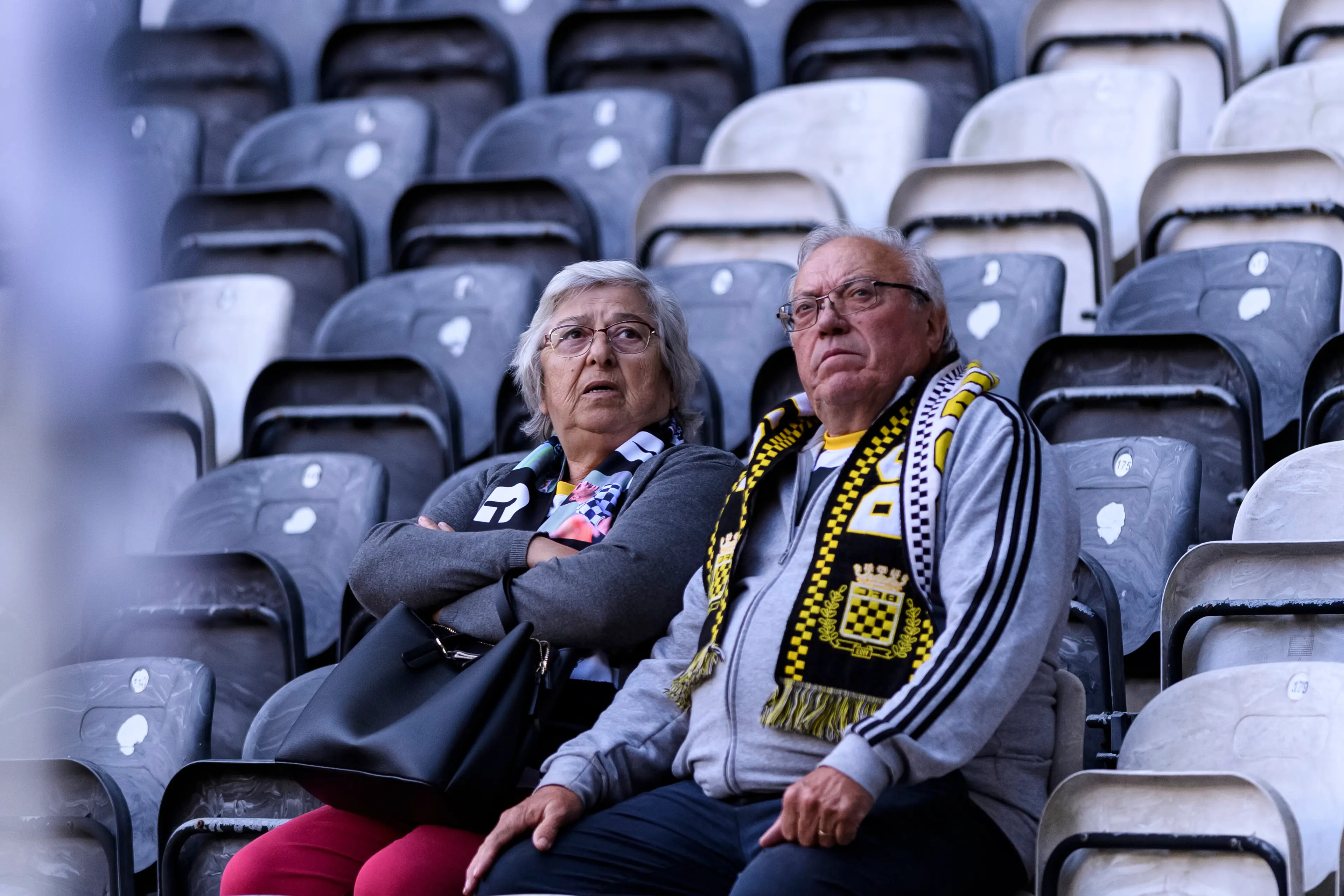 Boavista fans prior to their clash against FC Porto in May. Image credit: Getty