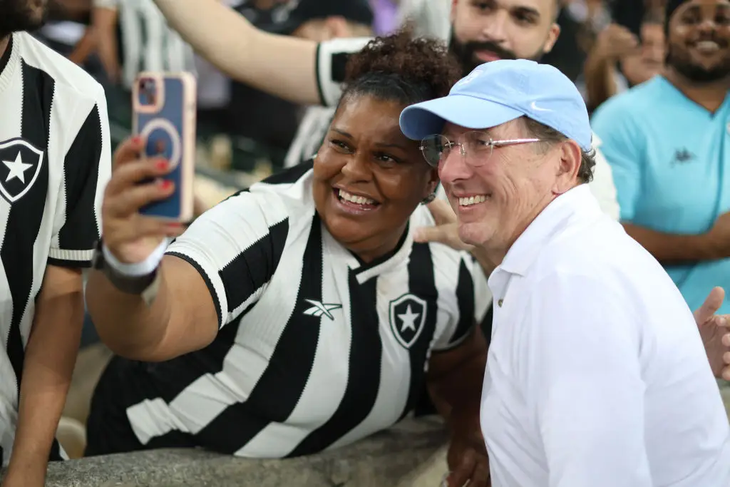 John Textor is often seen supporting each of the team's he currently owns. (Image: Getty)