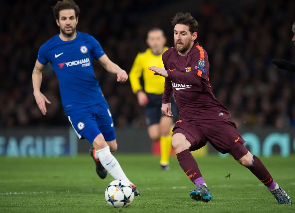 Lionel Messi in action against Chelsea (Credit:Getty)