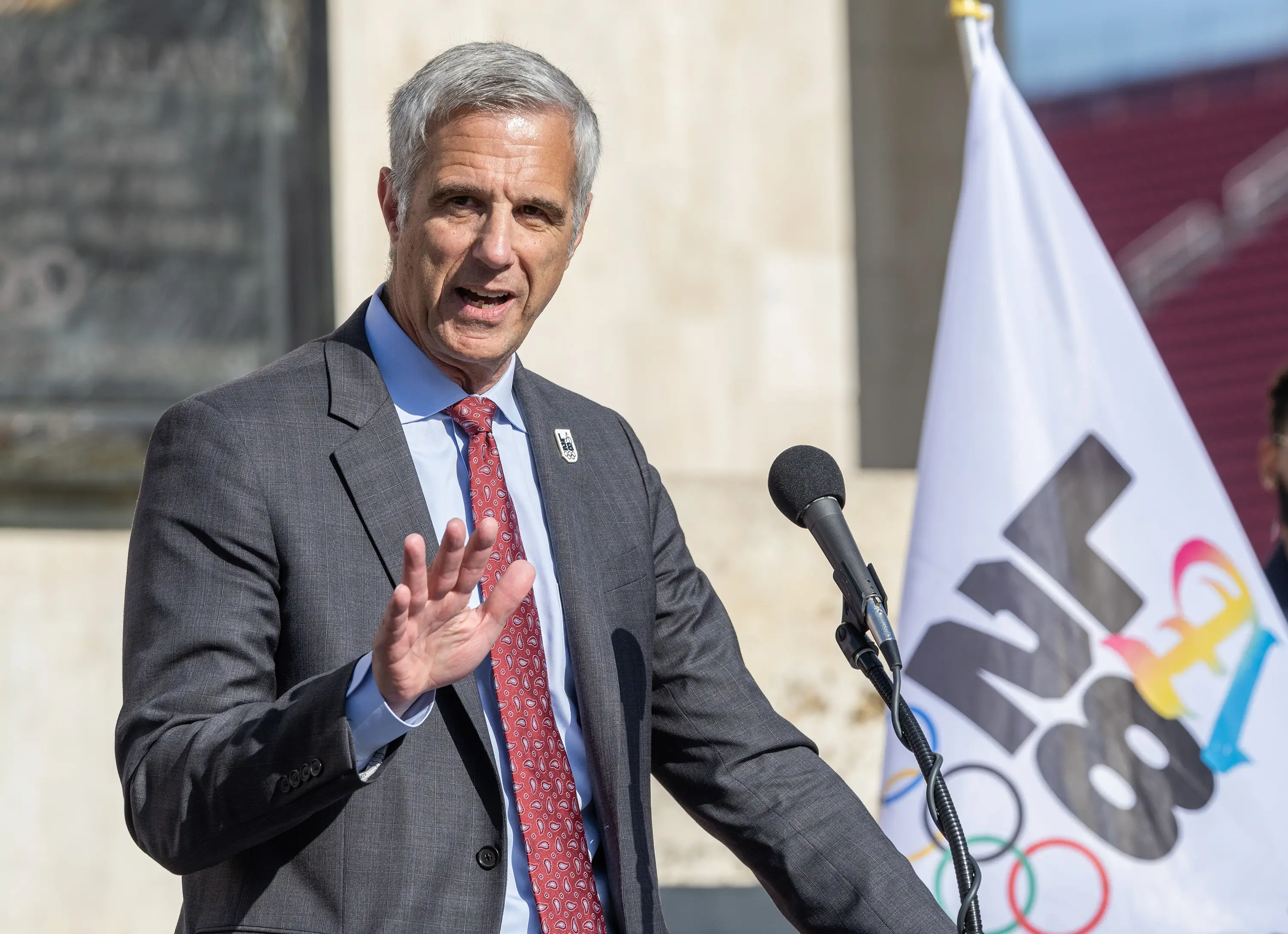 The Olympics in Los Angeles is facing a withdrawal threat. Image: Getty