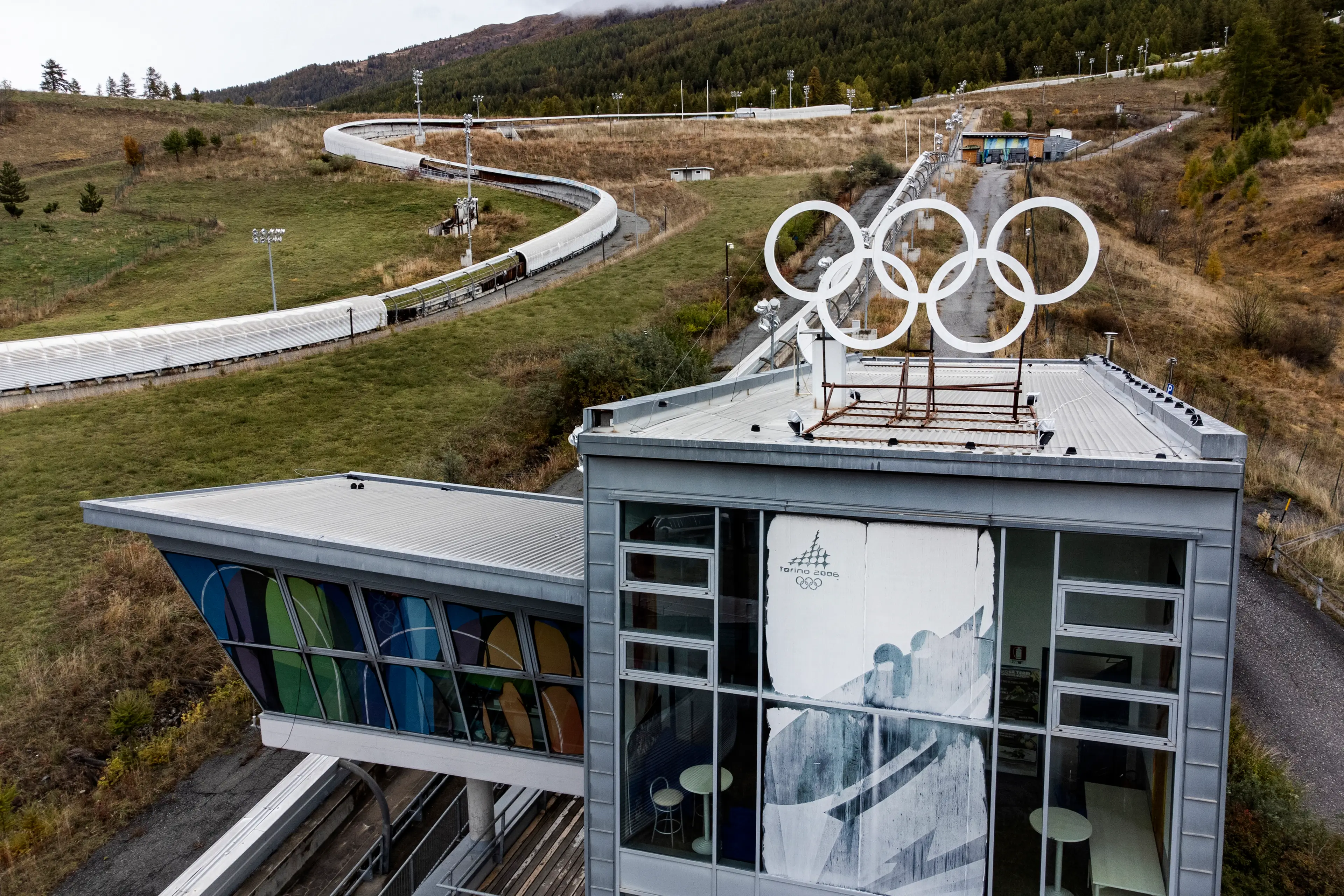 The former venue for bobsleigh, luge and skeleton during the 2006 Winter Olympics in Turin. Image credit: Getty