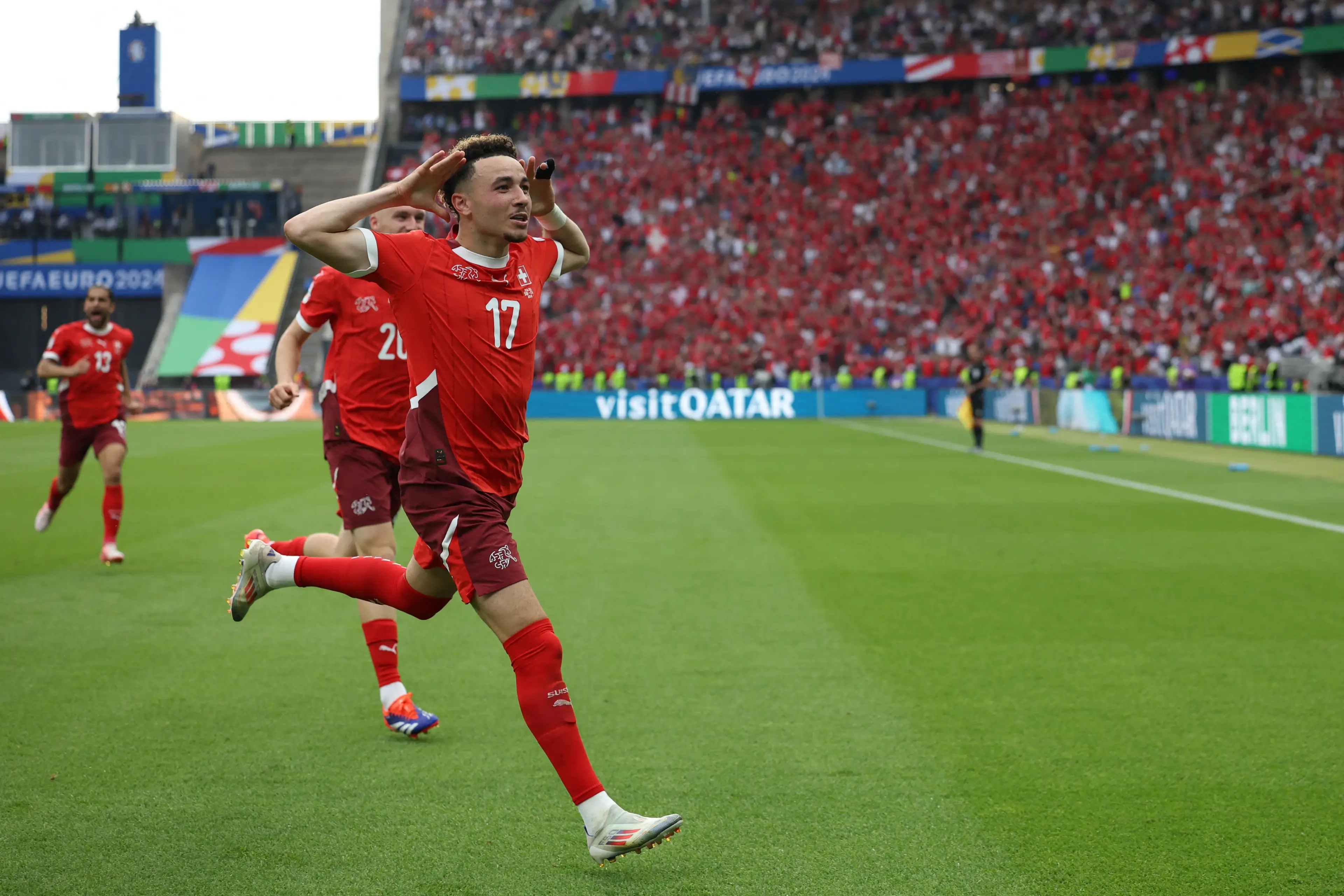 Ruben Vargas was in fine form for Switzerland (Getty)