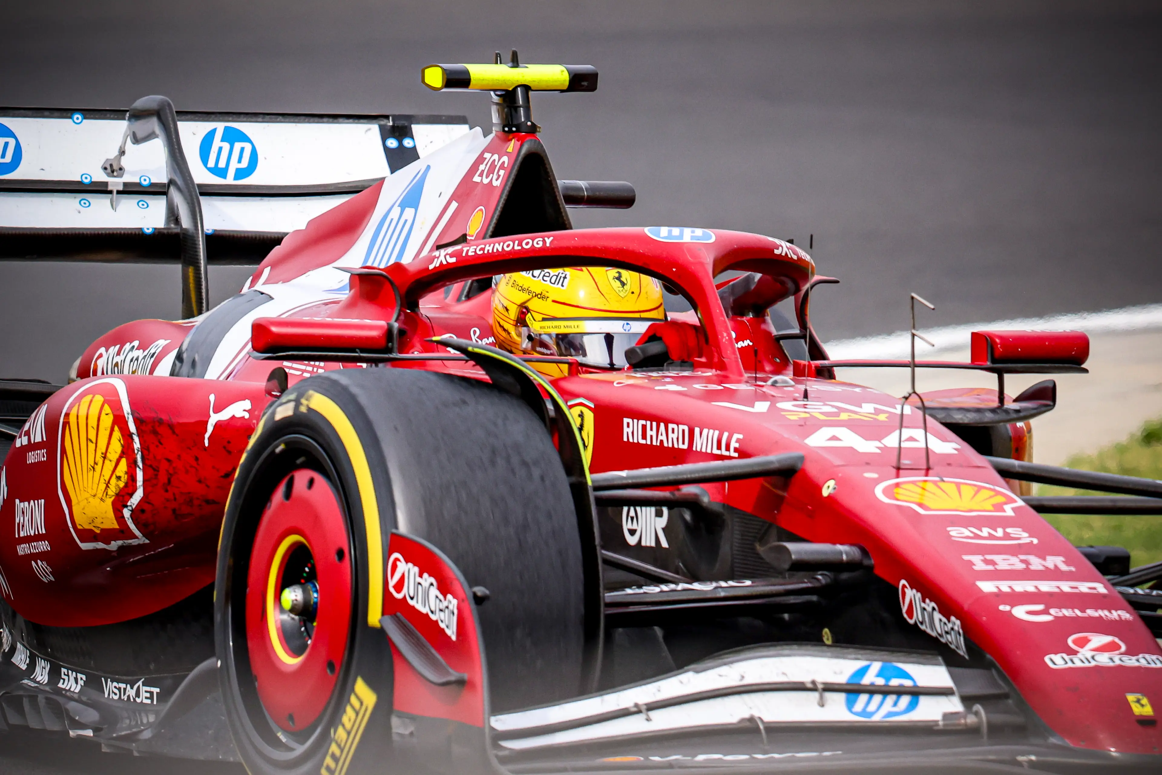 Lewis Hamilton endured a dismal Hungarian Grand Prix weekend. Image: Getty