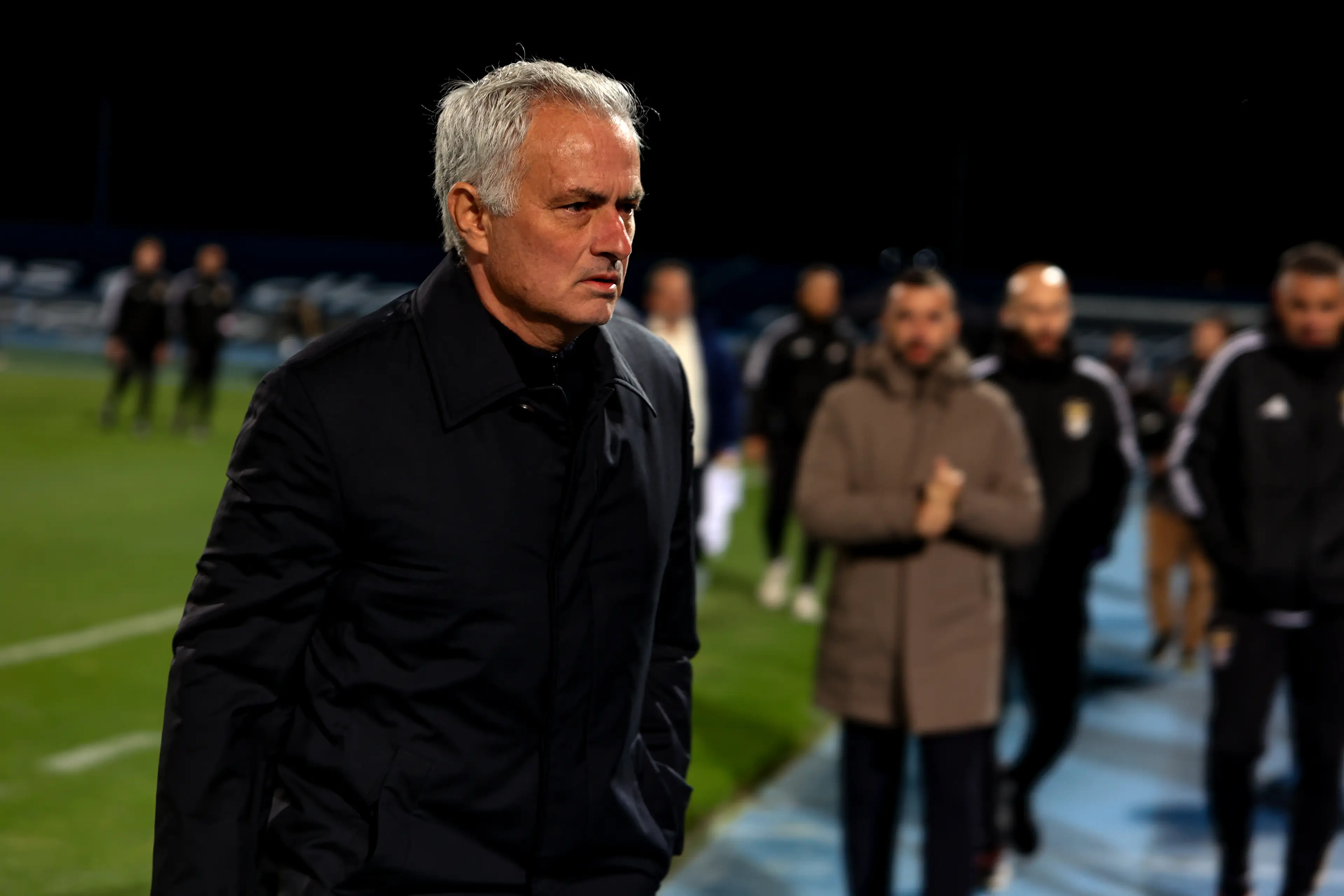 Jose Mourinho made four changes at the break against Atletico CP. Image: Getty