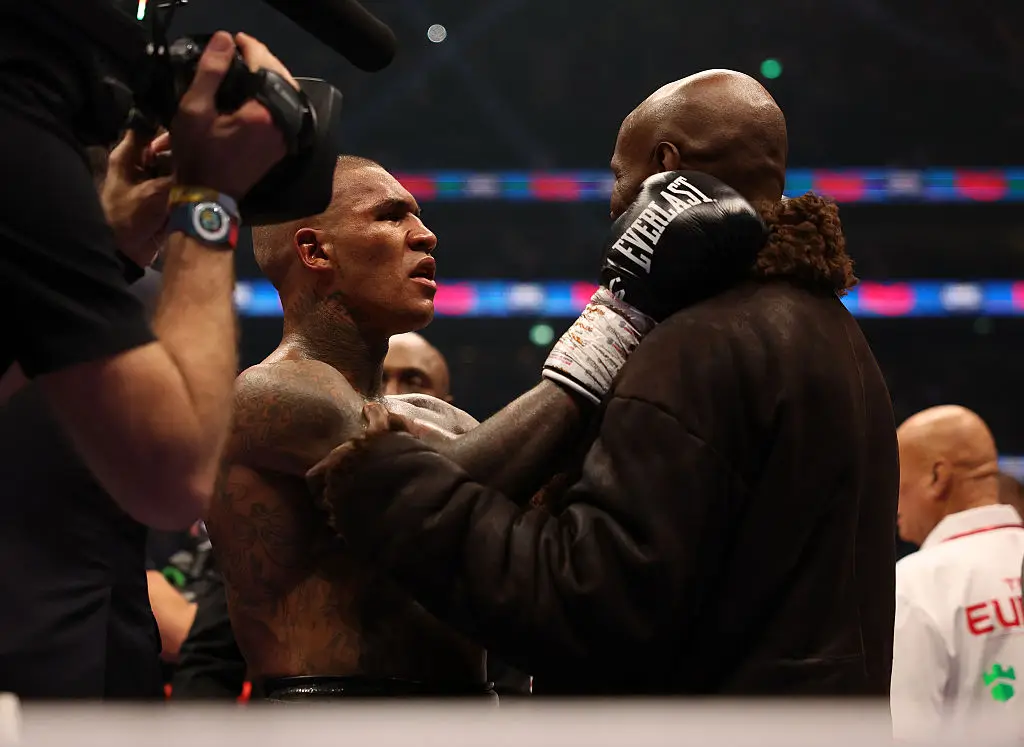 Conor Benn and Chris Eubank Sr. (Credit:Getty)