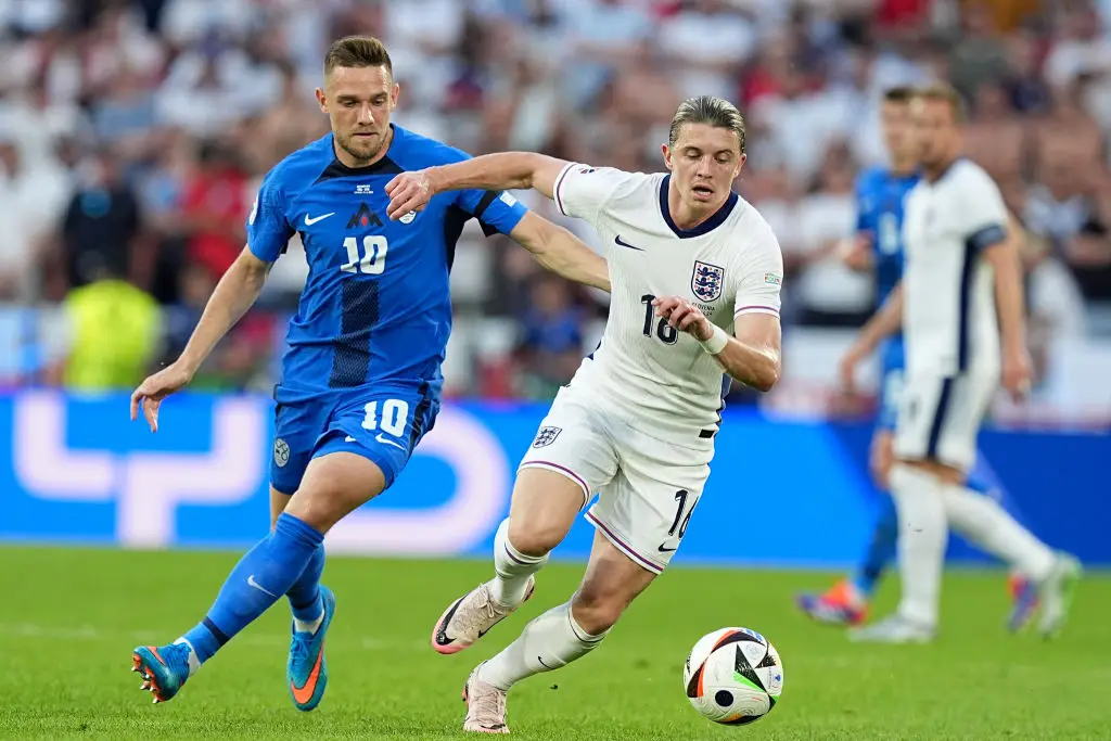 Conor Gallagher won his first Euro 2024 start but was substituted at half-time (