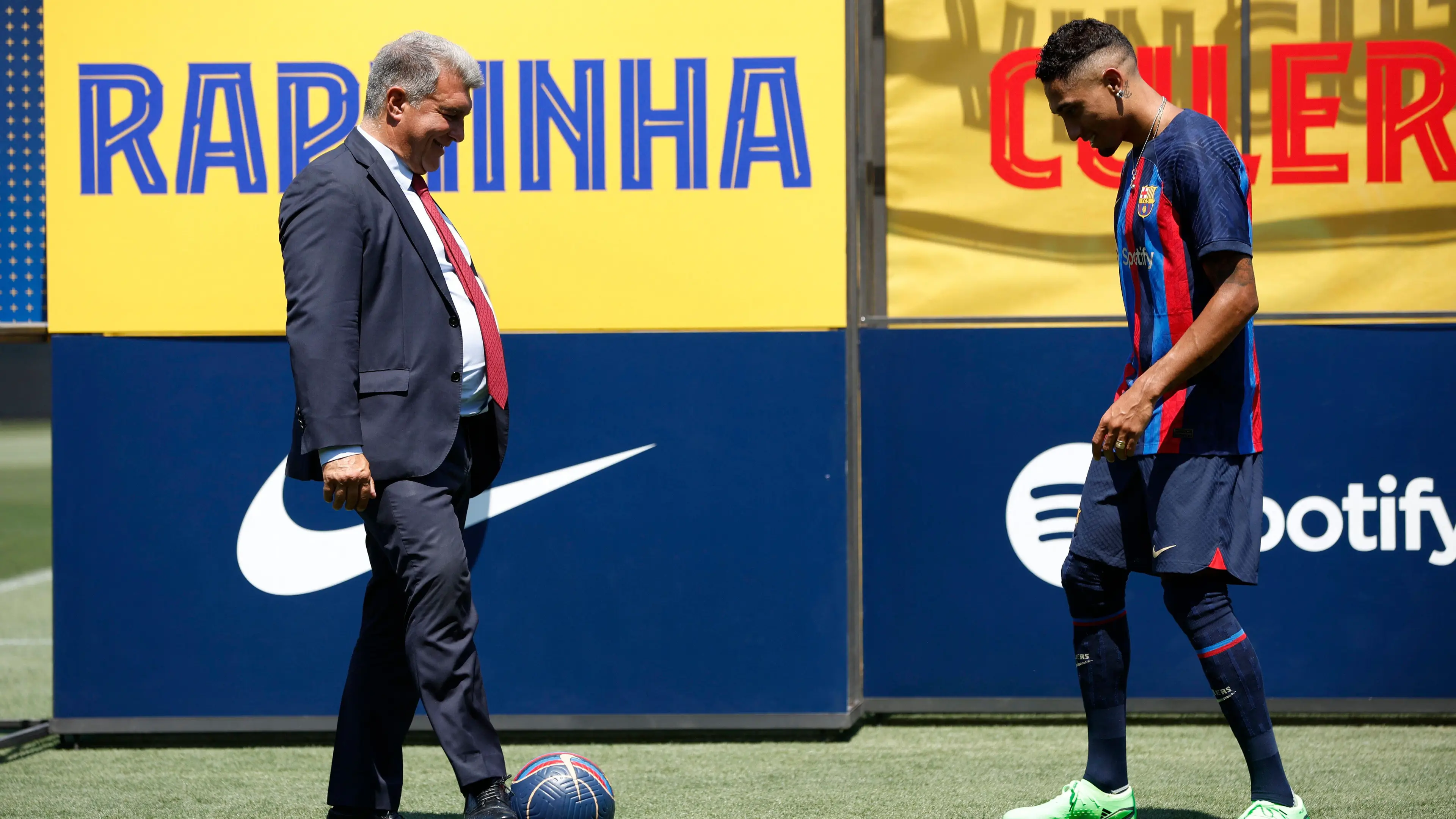 Barcelona President Joan Laporta Sends Chelsea Transfer Message Over Raphinha, Kounde, Azpilicueta And Alonso