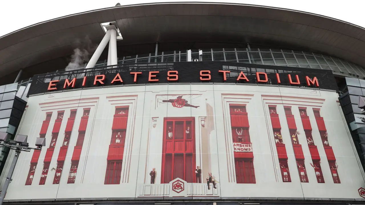 The Emirates Stadium, the home stadium of Arsenal (