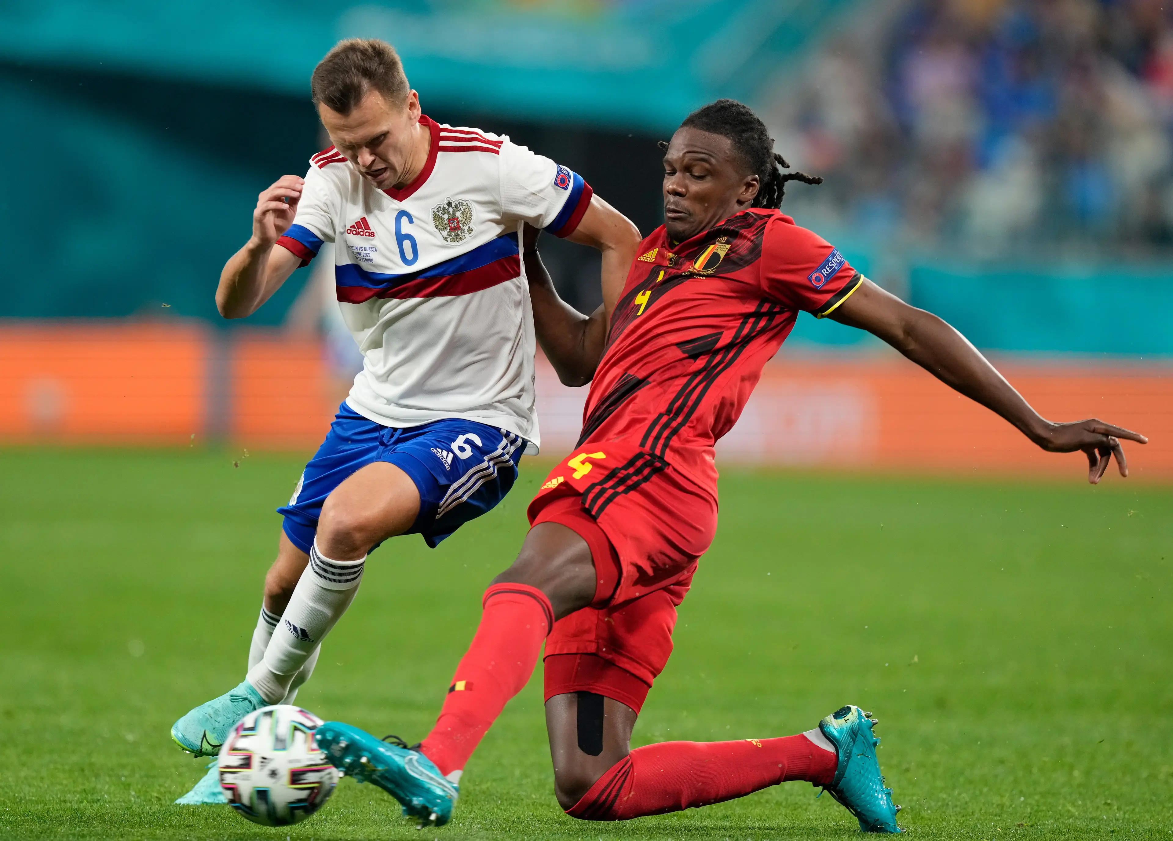 Denis Cheryshev playing for Russia. Image: Dmitry Lovetsky - Pool / Pool via Getty