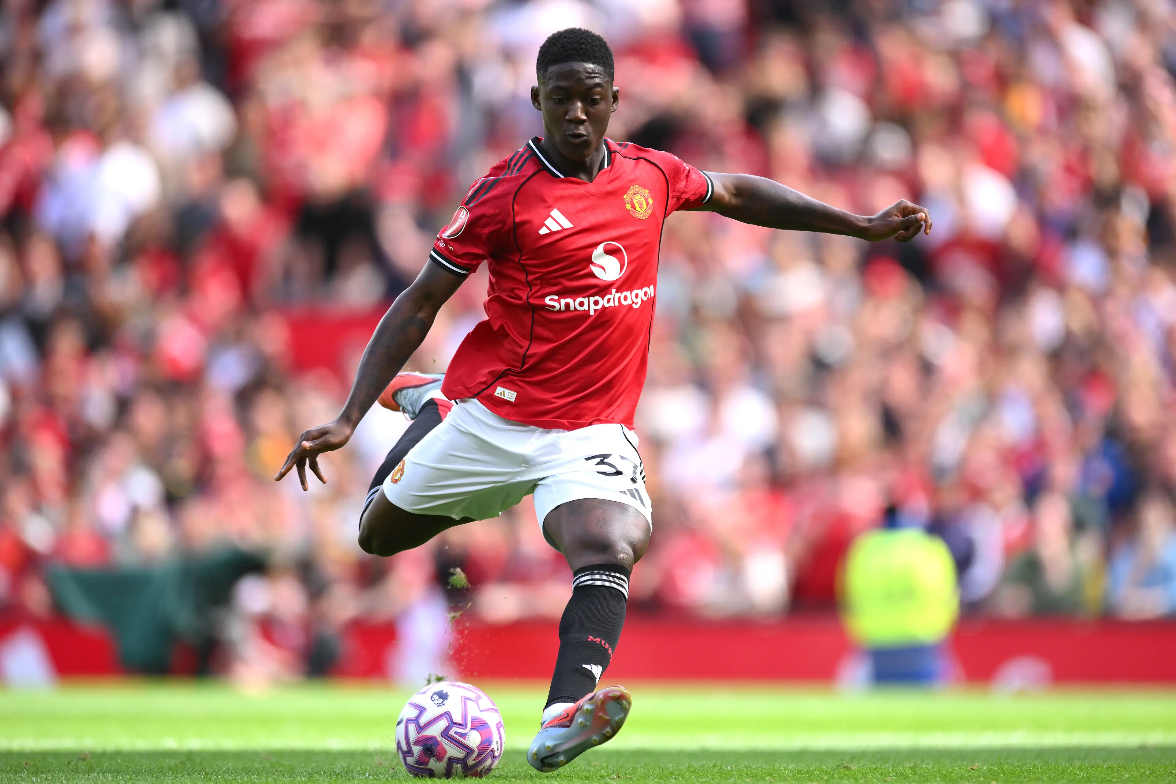 Mainoo is open to a loan move. Image credit: Getty