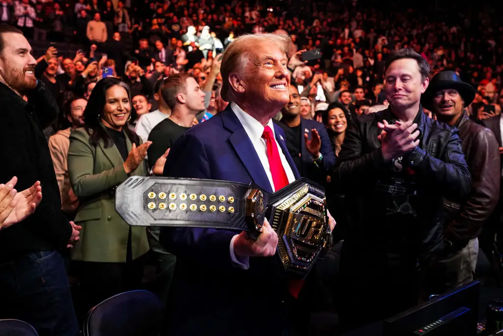 Donald Trump has attended several UFC events in recent months. (Image: Getty)