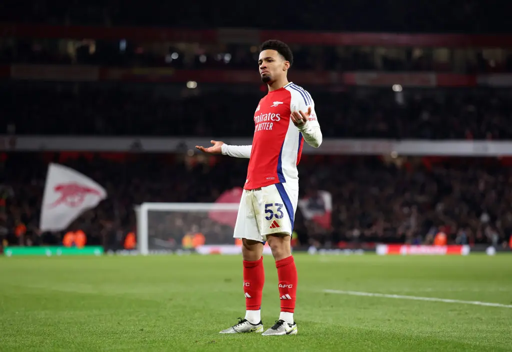 Ethan Nwaneri scored for Arsenal against Manchester City (Credit:Getty)