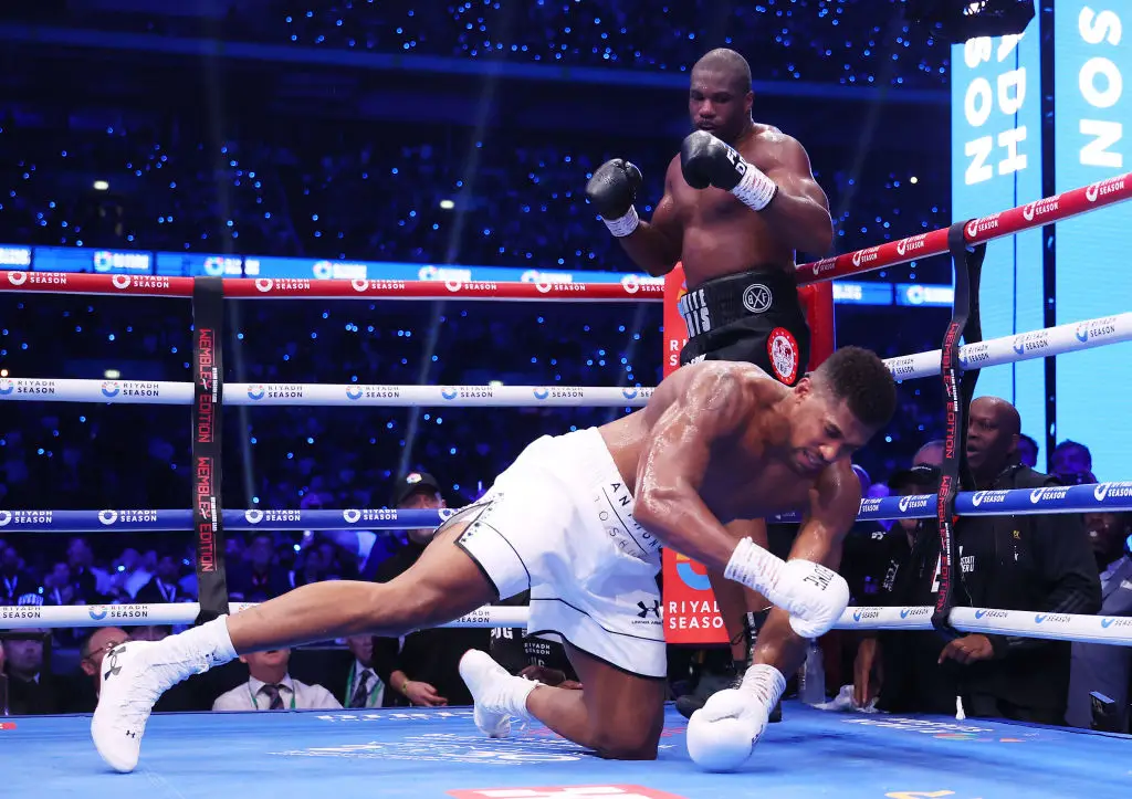 Anthony Joshua lost to Daniel Dubois in his last fight. (Image: Richard Pelham/Getty Images)