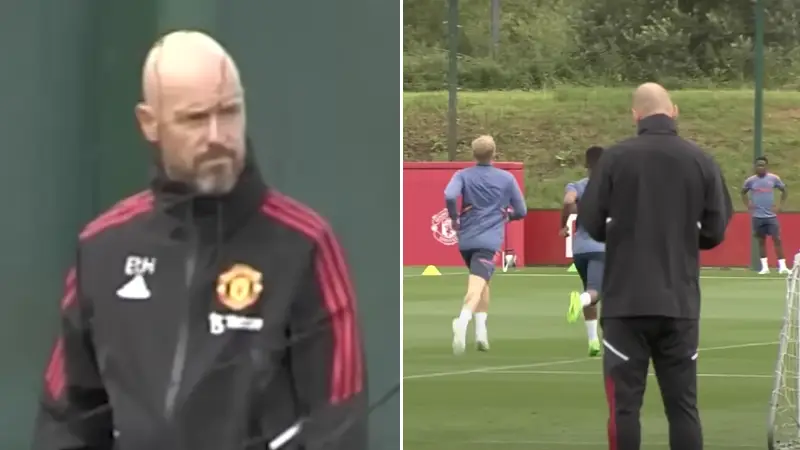 Erik ten Hag wanted to make Man Utd players run 13.8 kilometres during extra training session today