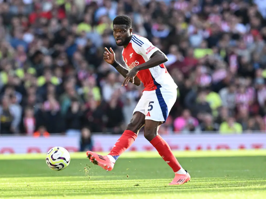 Thomas Partey could leave Arsenal this summer (Credit:Getty)
