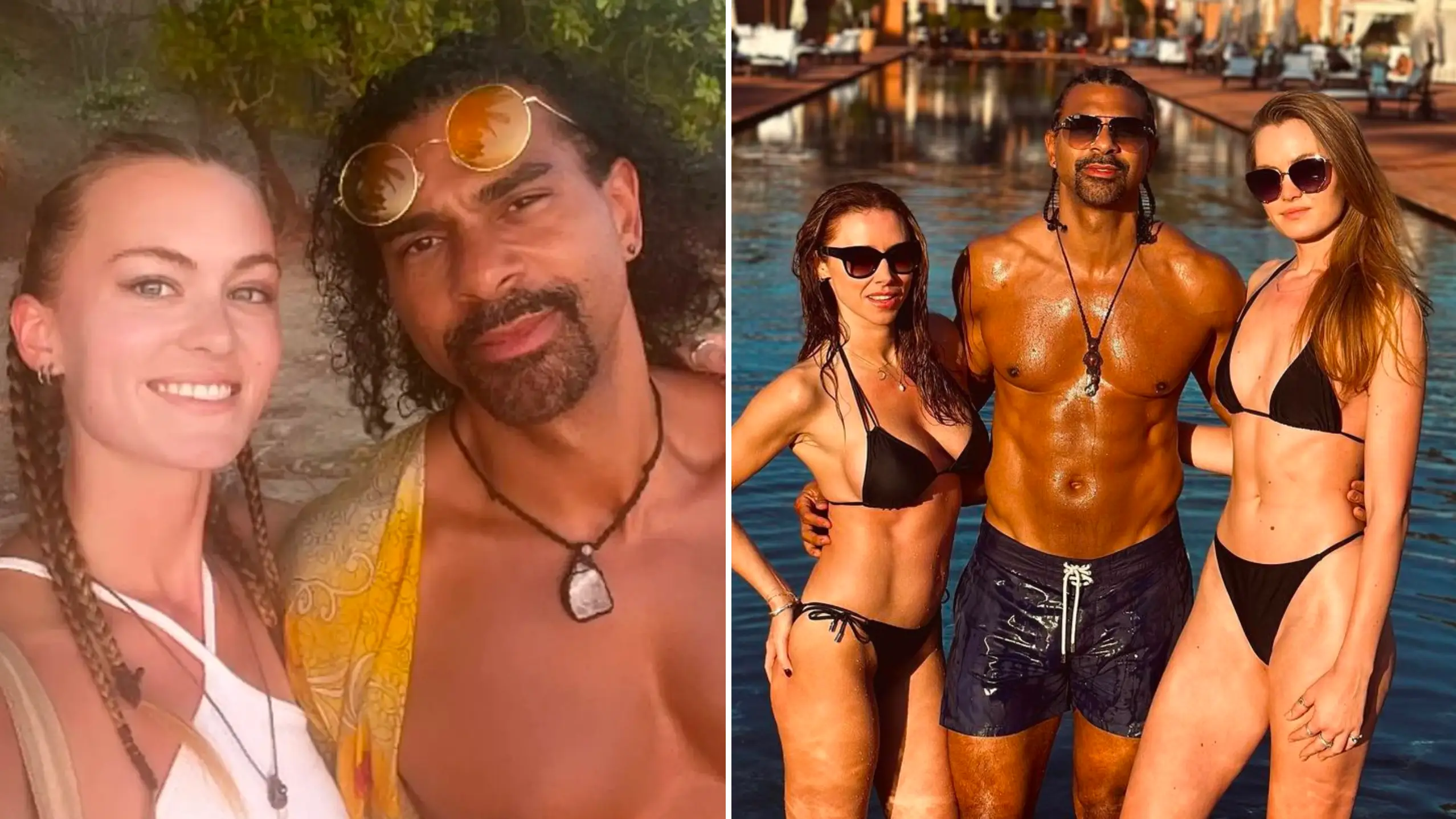 David Haye and Sian Osborne finally break their silence after Una Healy 'ends throuple'