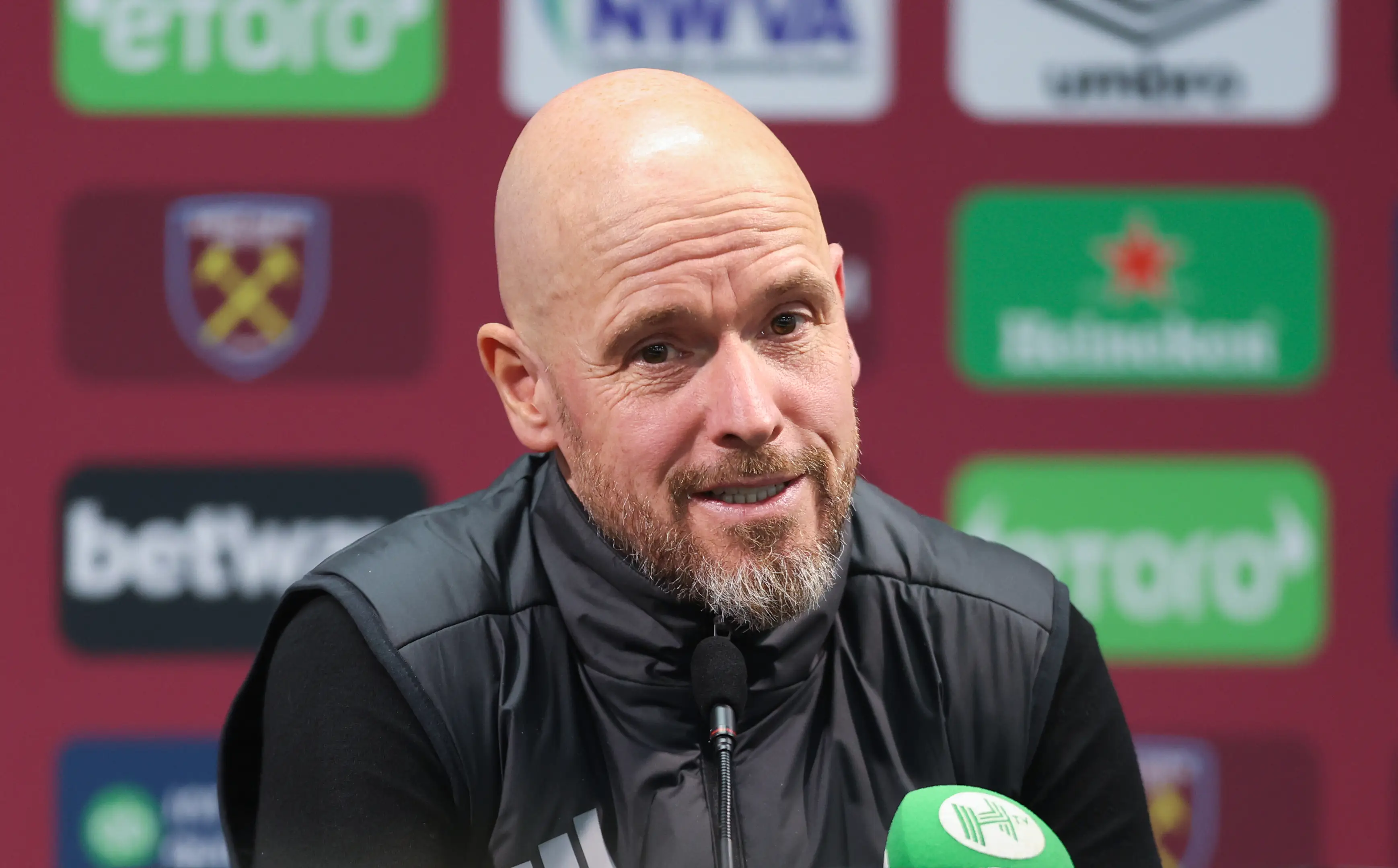 Erik ten Hag has been linked with a return to management. Image: Getty