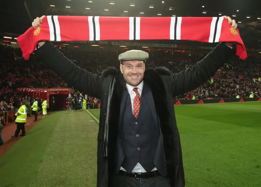 Tyson Fury at Old Trafford in 2018 (Credit:Getty)