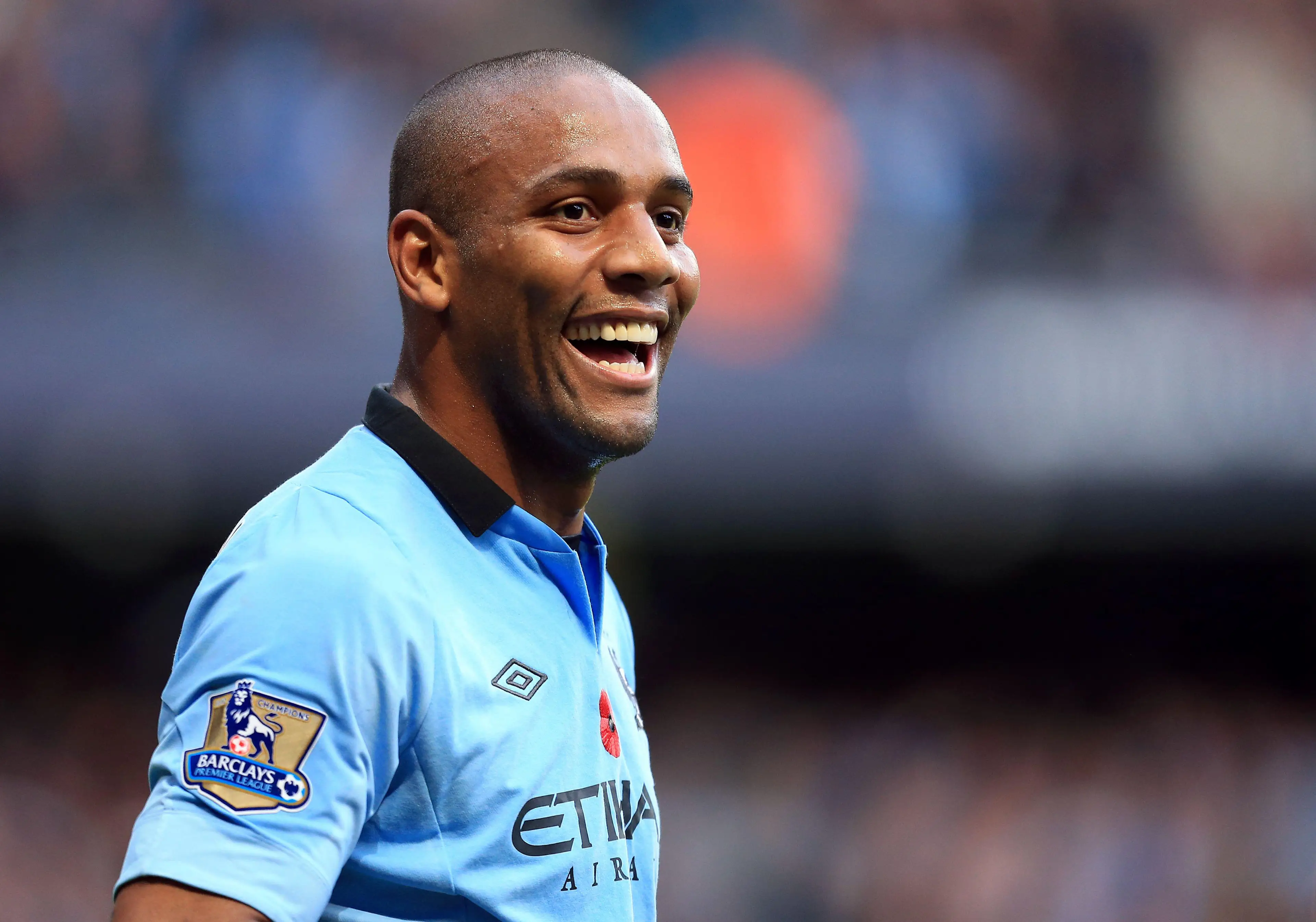 Maicon in action for Manchester City. PA Images / Alamy