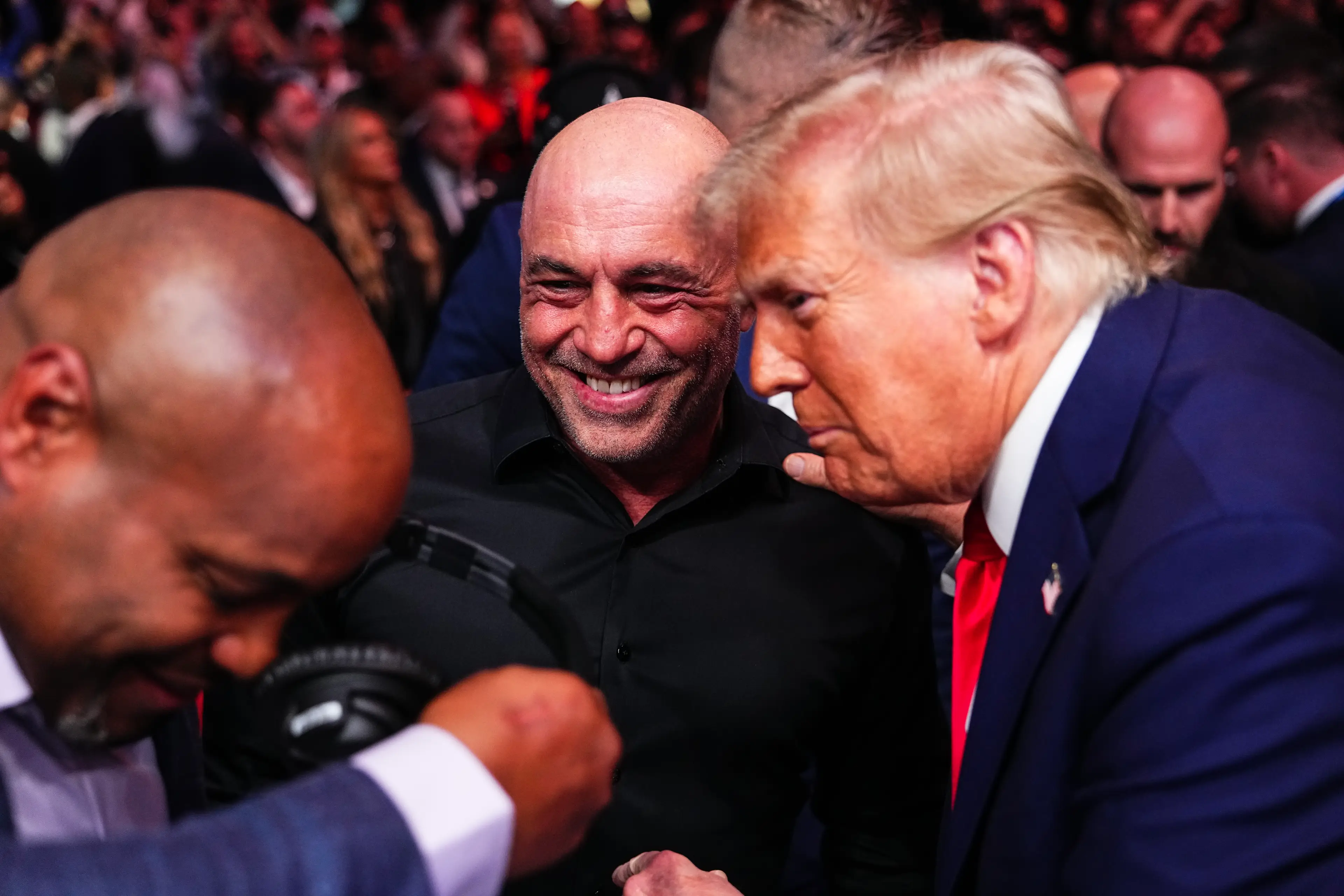 Joe Rogan has followed in the footsteps of Donald Trump by quitting alcohol. Image: Getty 