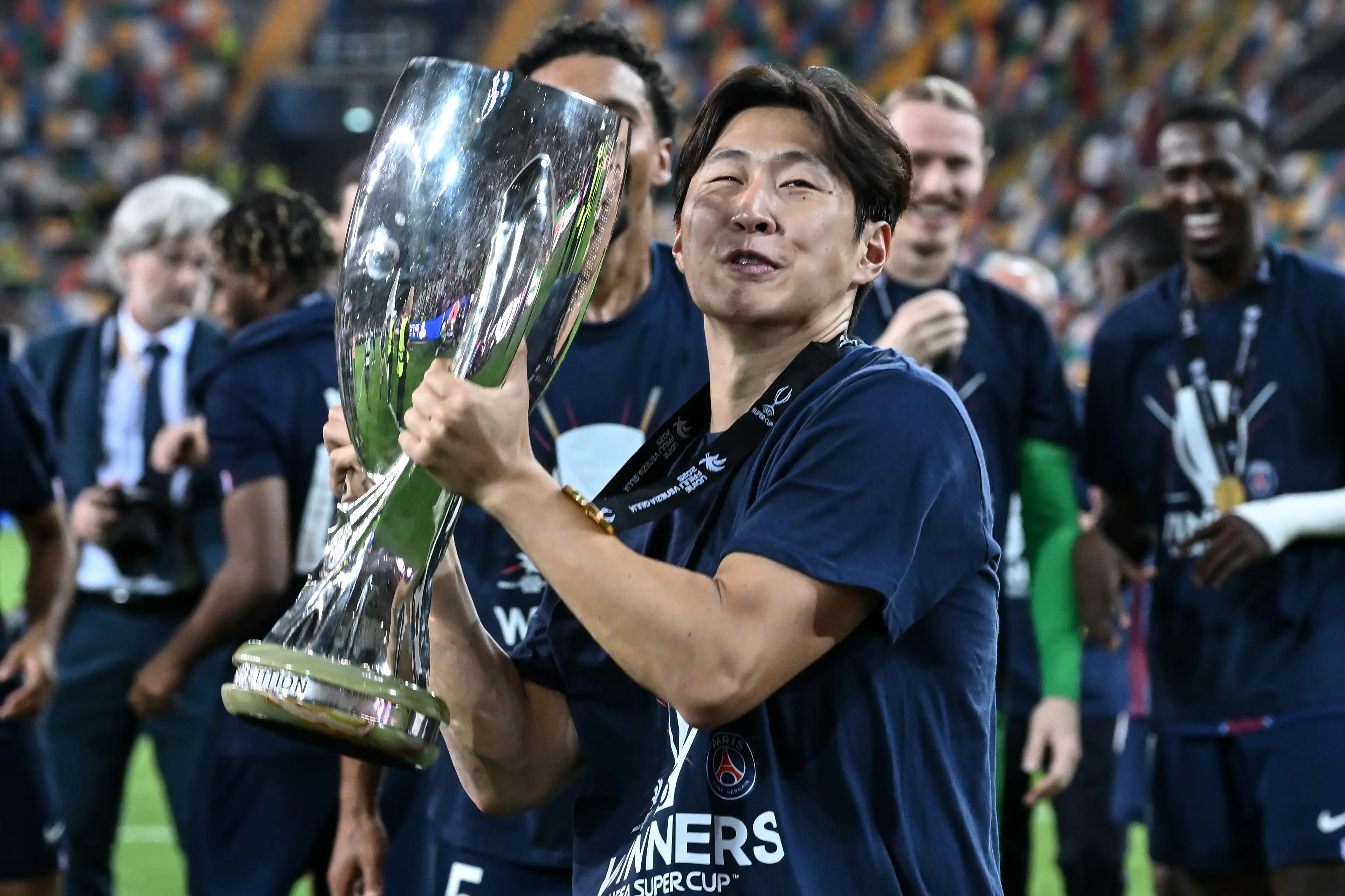 Lee Kang-In netted in Wednesday's Super Cup against Tottenham