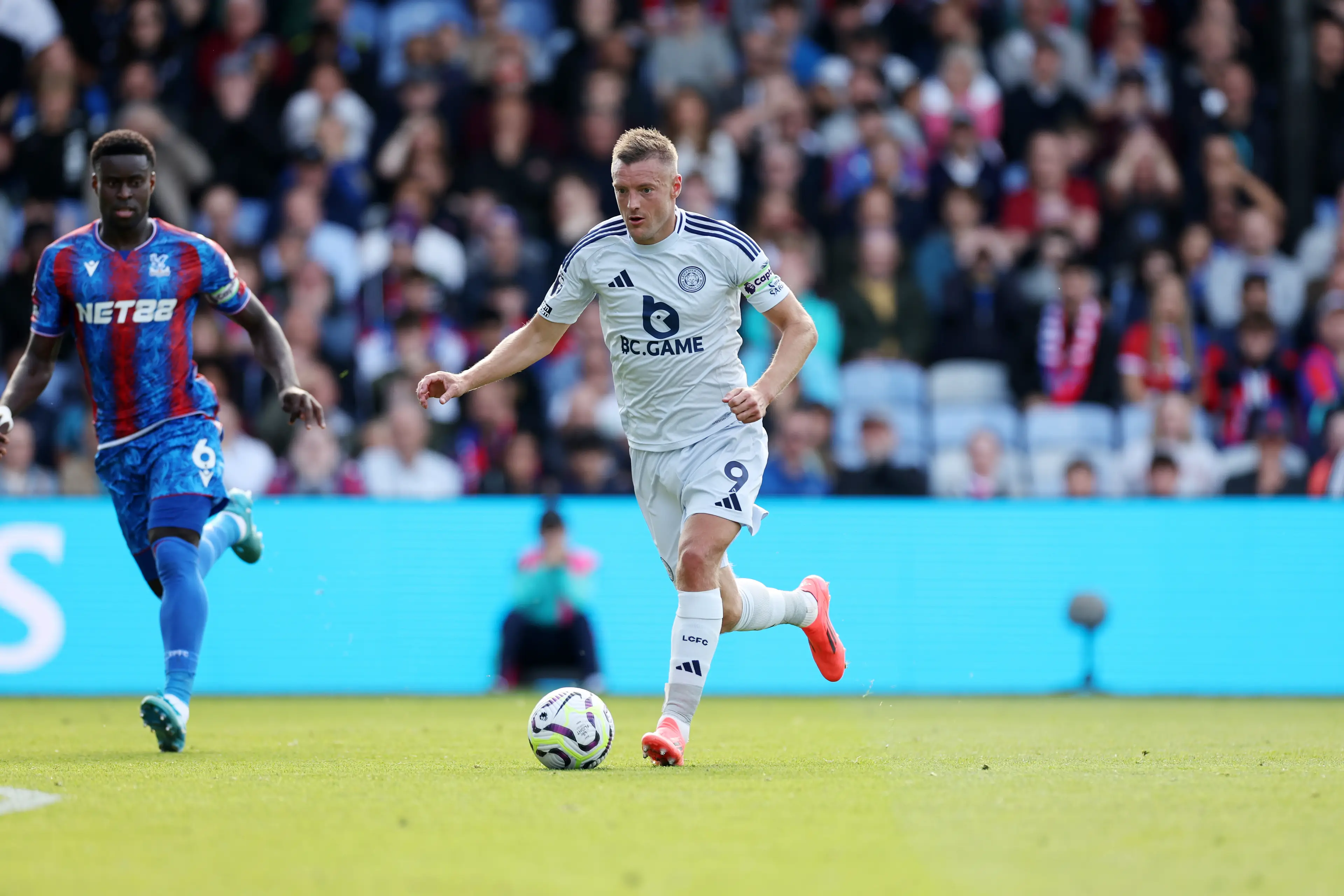 Crystal Palace is an option for Jamie Vardy. Image: Getty 