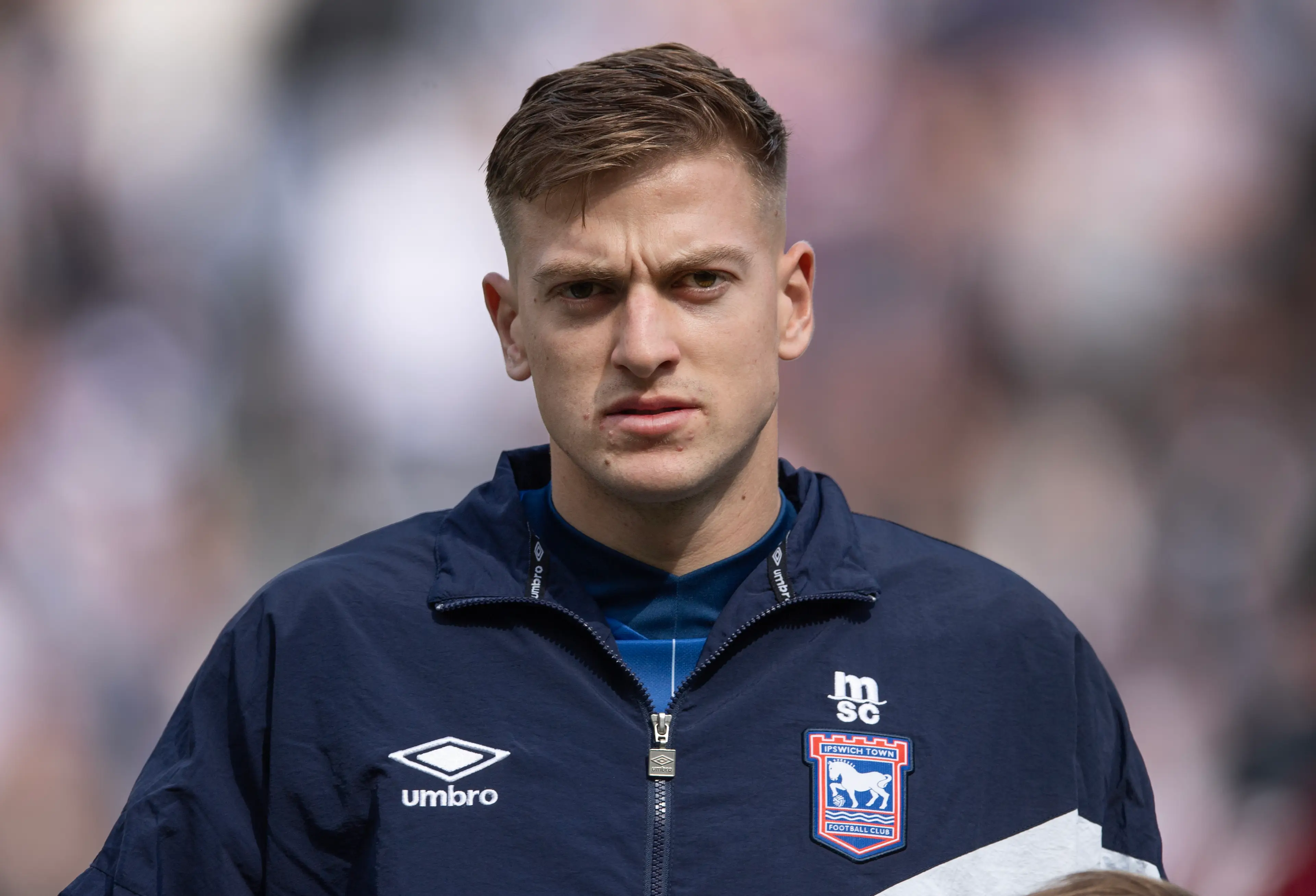 Manchester United have been linked with Liam Delap. Image: Getty