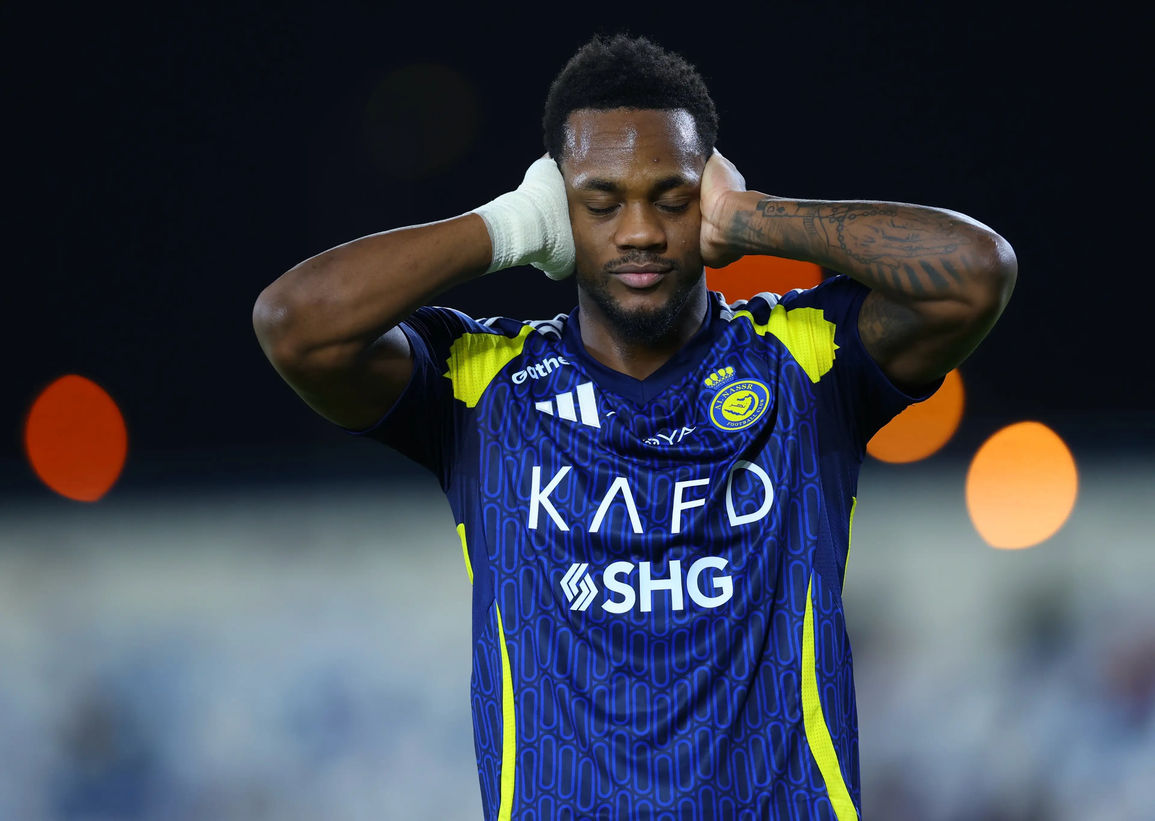 Jhon Duran is leaving Al Nassr for Fenerbahce. Image: Getty