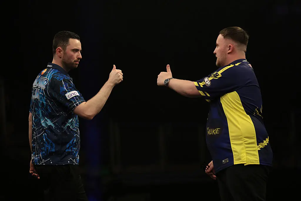 Luke Humphries and Luke Littler will team up at the World Cup of Darts (Credit:Getty)