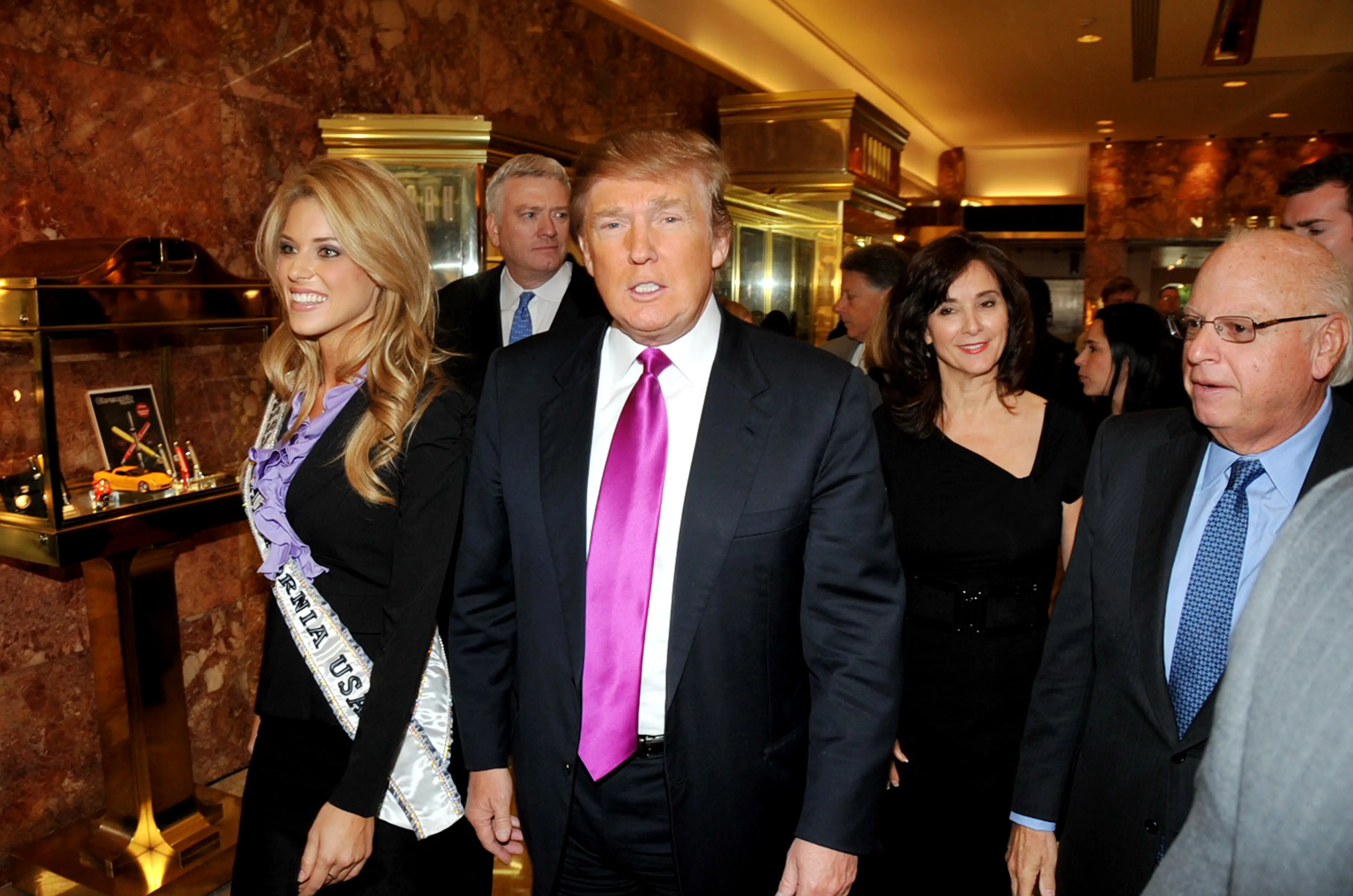 Carrie Prejean has a long-standing association to Donald Trump. Image: Getty