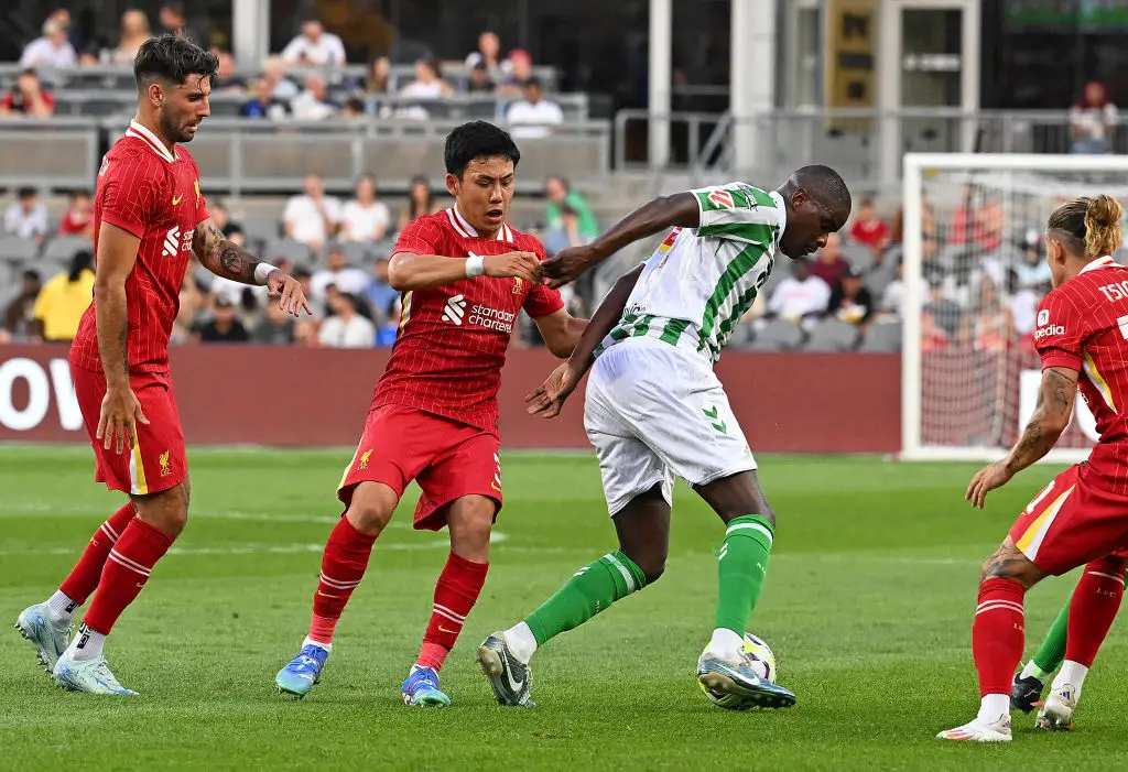 Endo struggled against Real Betis (Image: Getty)