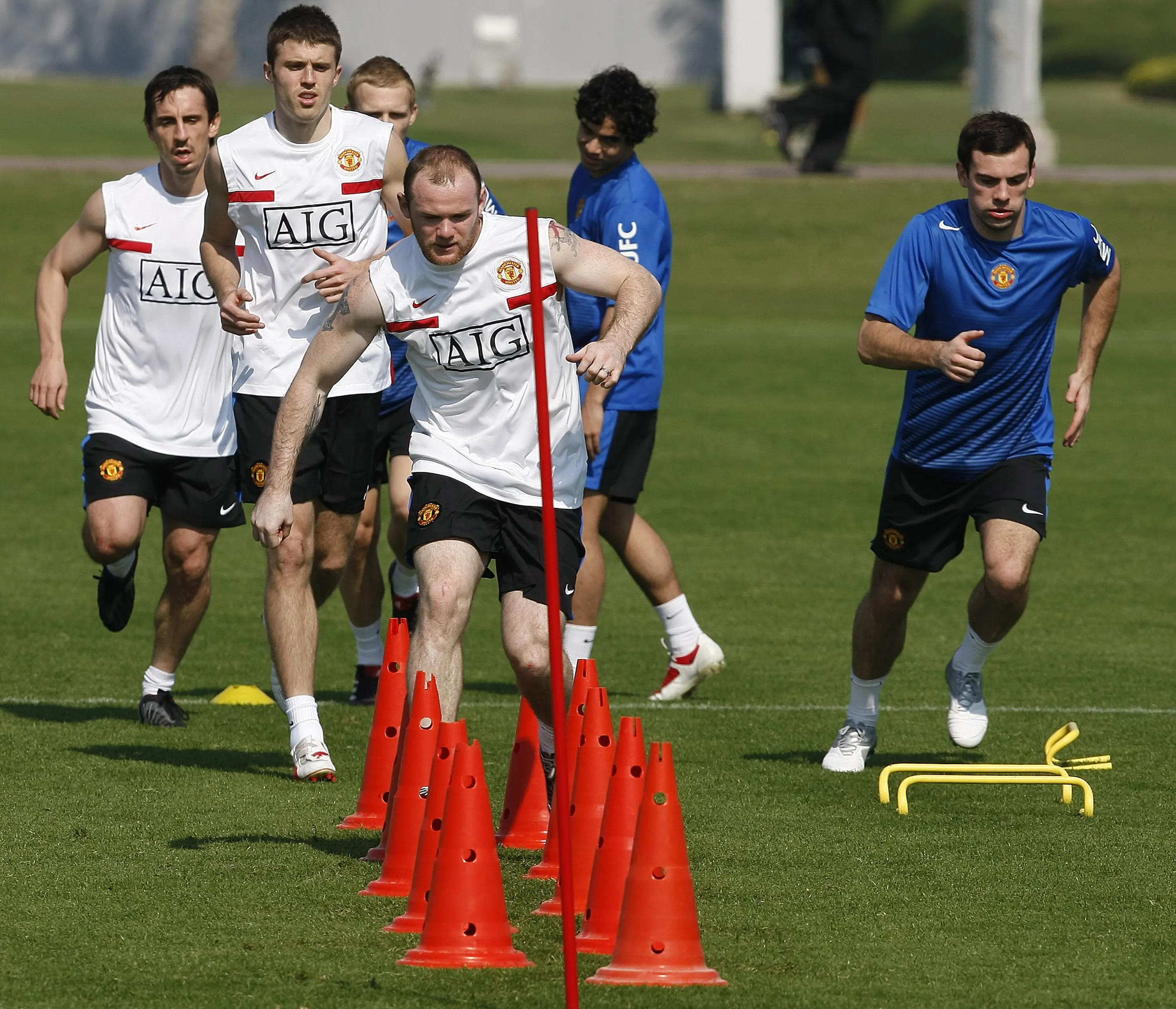 Neville was taken aback by Rafael's level in training. Image credit: Getty