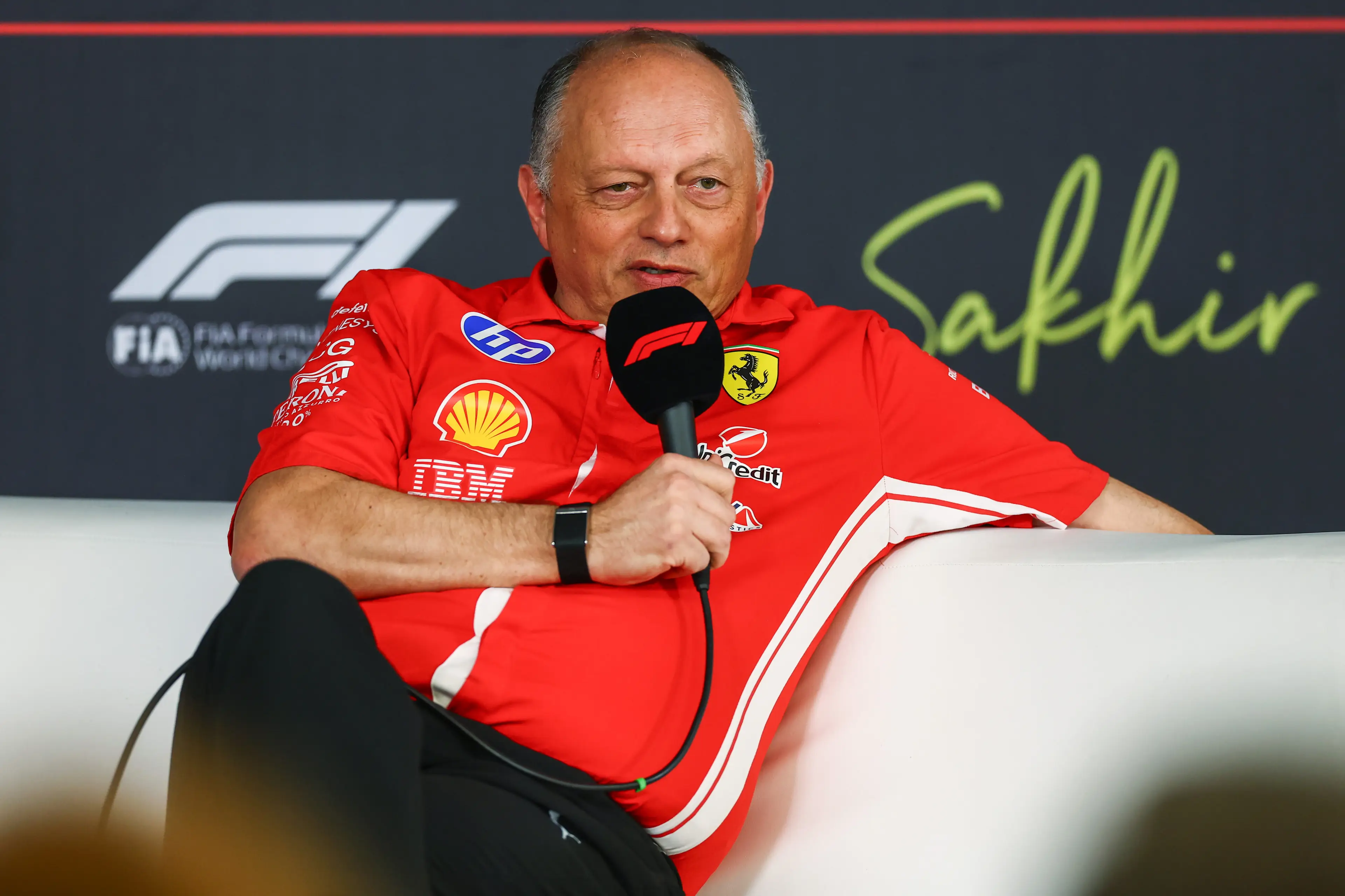 Ferrari team principal Frederic Vasseur has attempted to play down the effects of the new rear wing design (Image: Getty)
